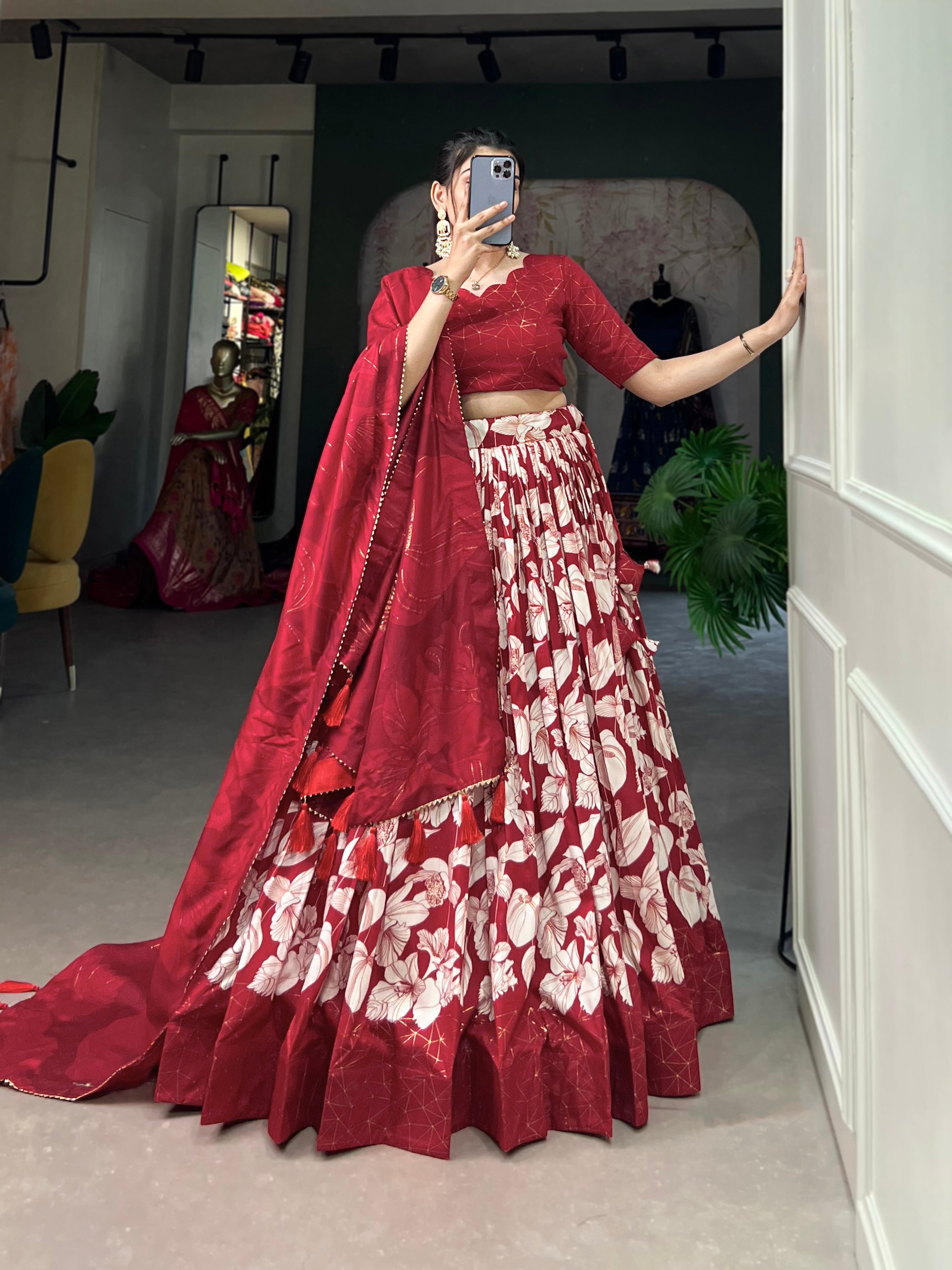 Majestic Sapphire Lehenga Ensemble