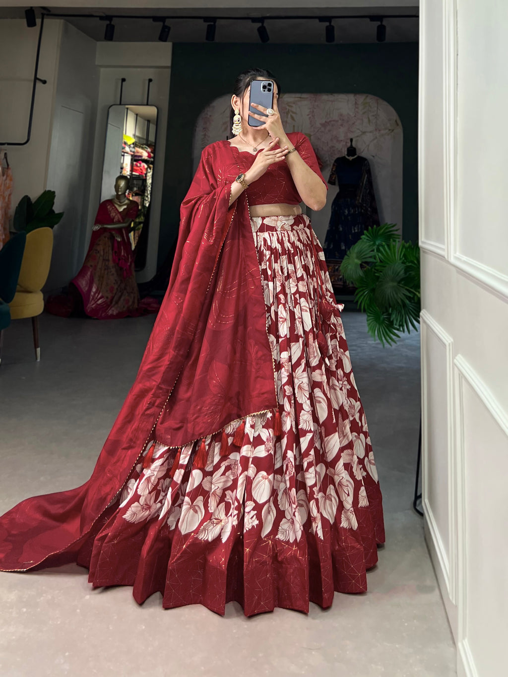 Majestic Sapphire Lehenga Ensemble