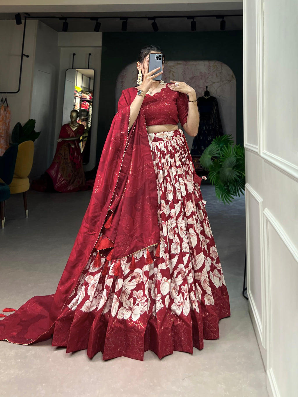 Majestic Sapphire Lehenga Ensemble