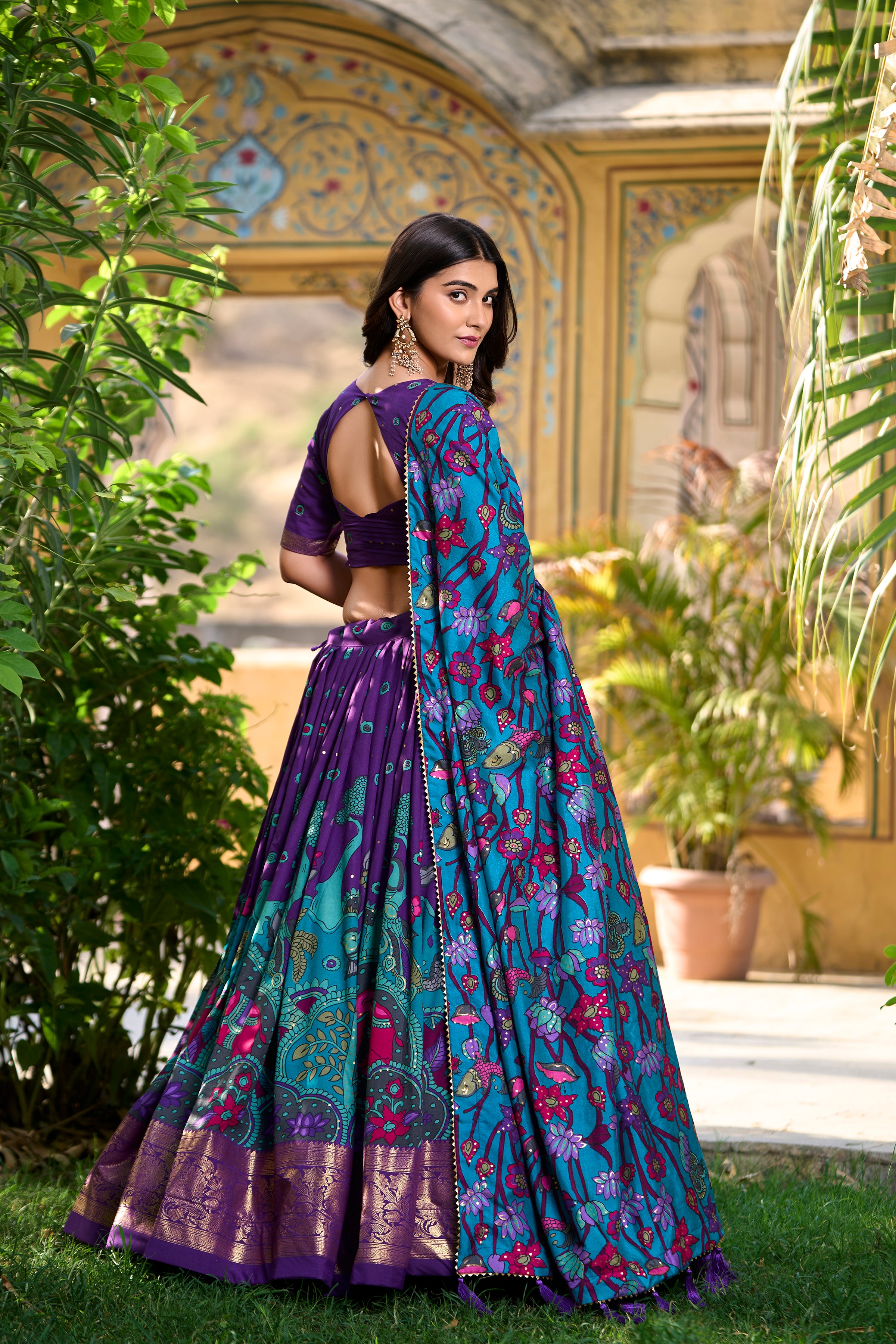 Regal Lehenga with Handcrafted Elephant & Motifs