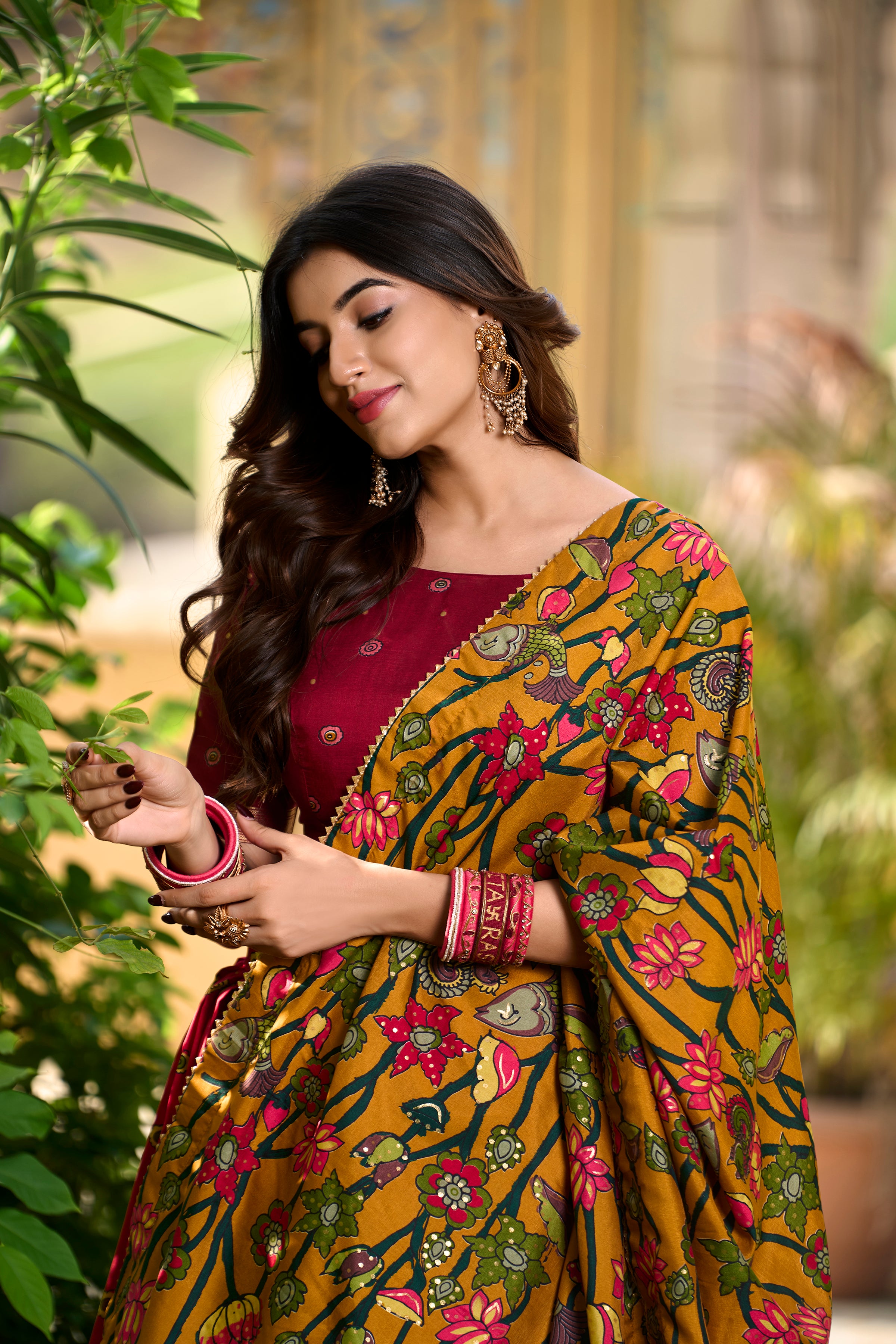 Regal Lehenga with Handcrafted Elephant & Motifs