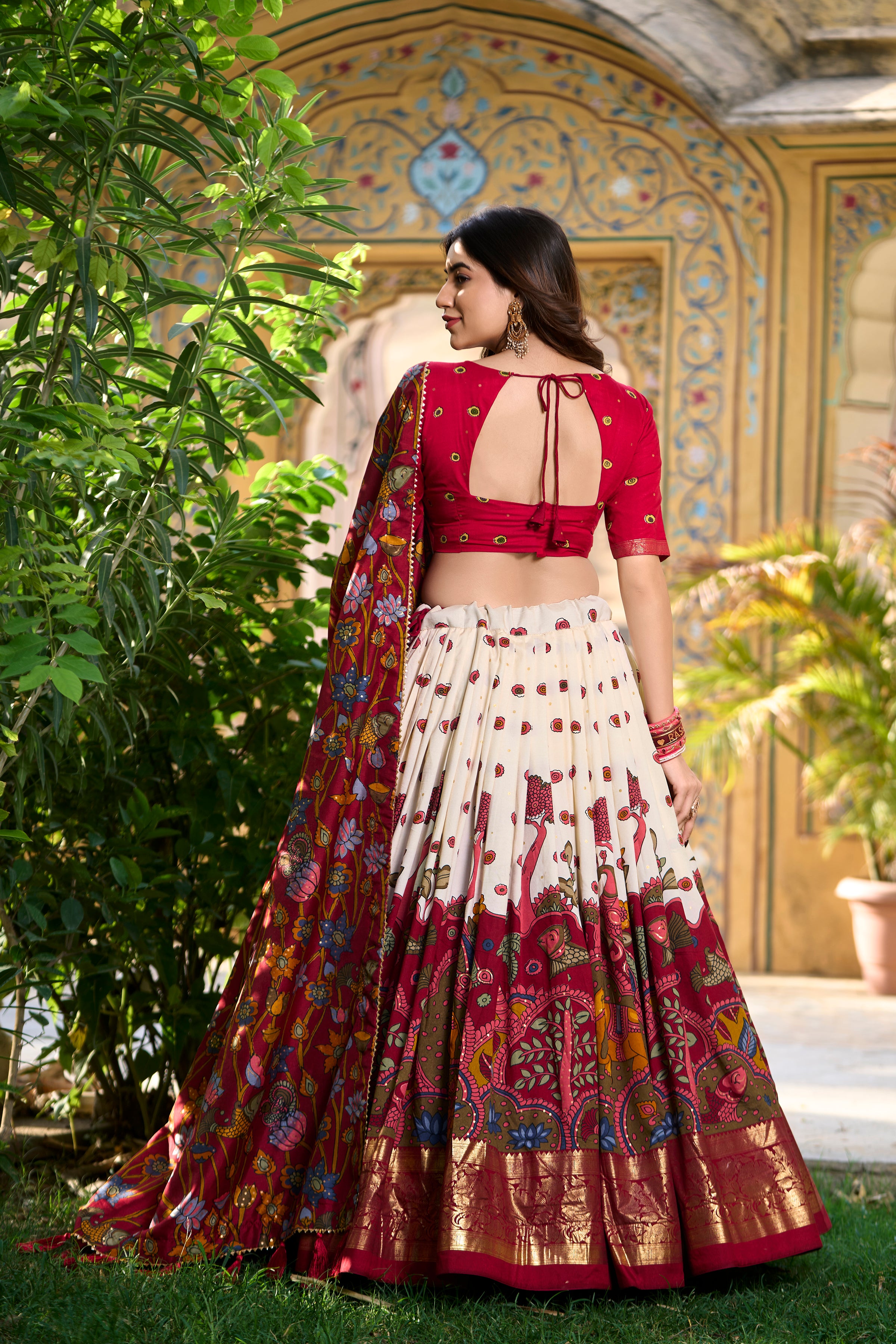 Regal Lehenga with Handcrafted Elephant & Motifs