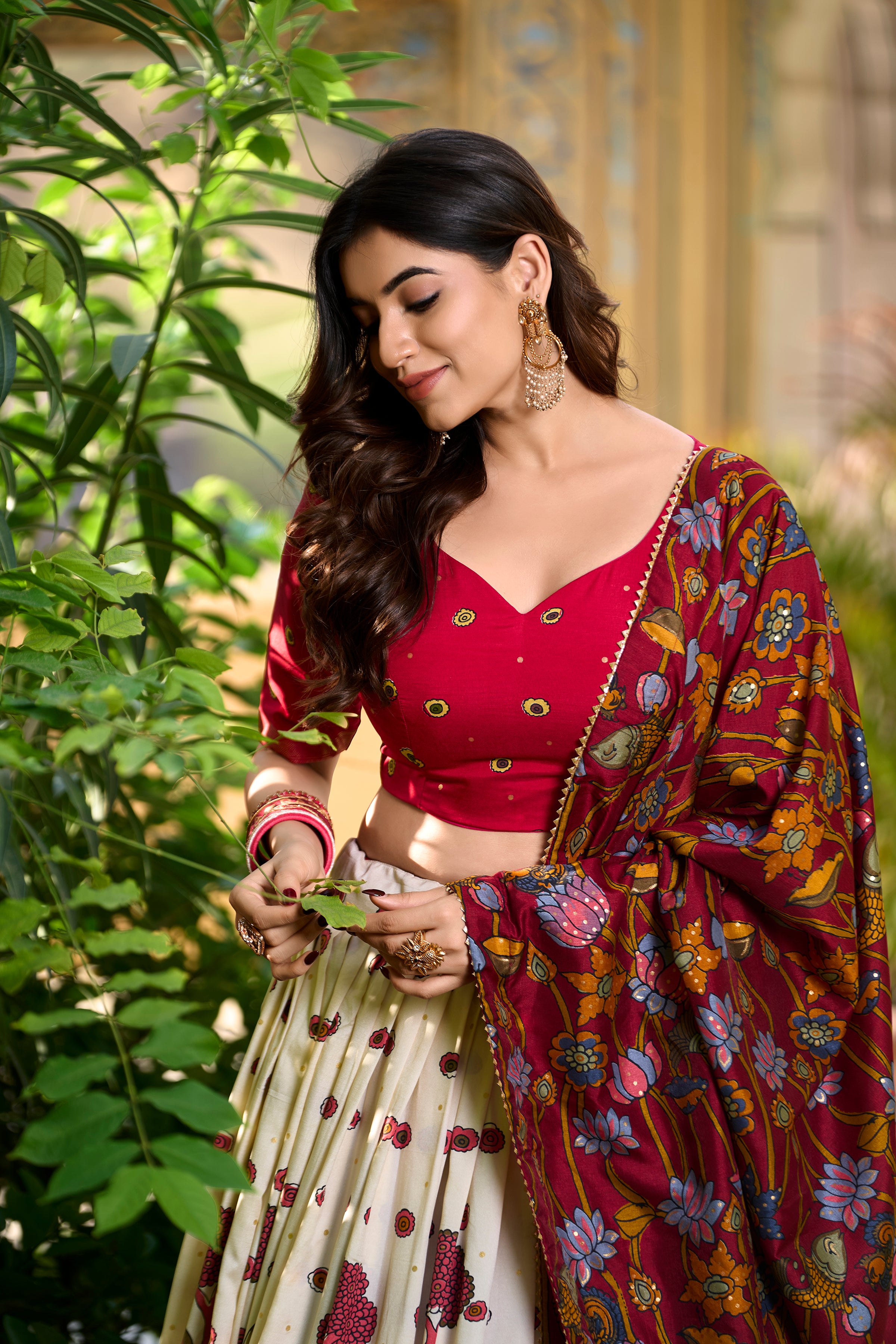 Regal Lehenga with Handcrafted Elephant & Motifs