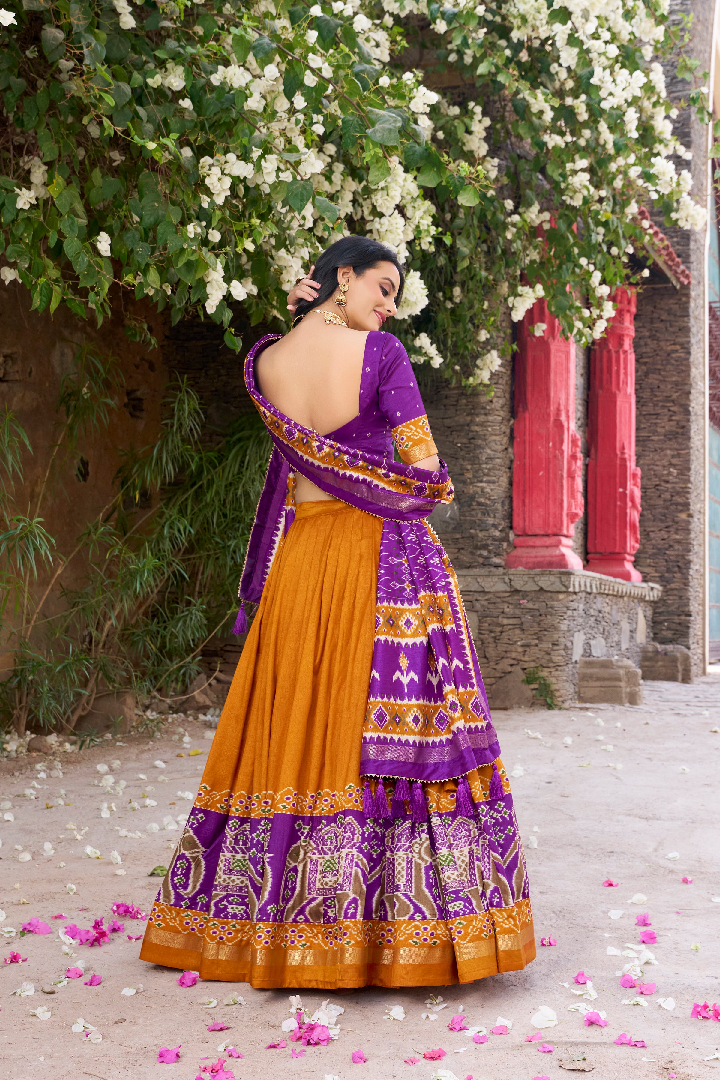 Elegant Lehenga with Traditional Motifs