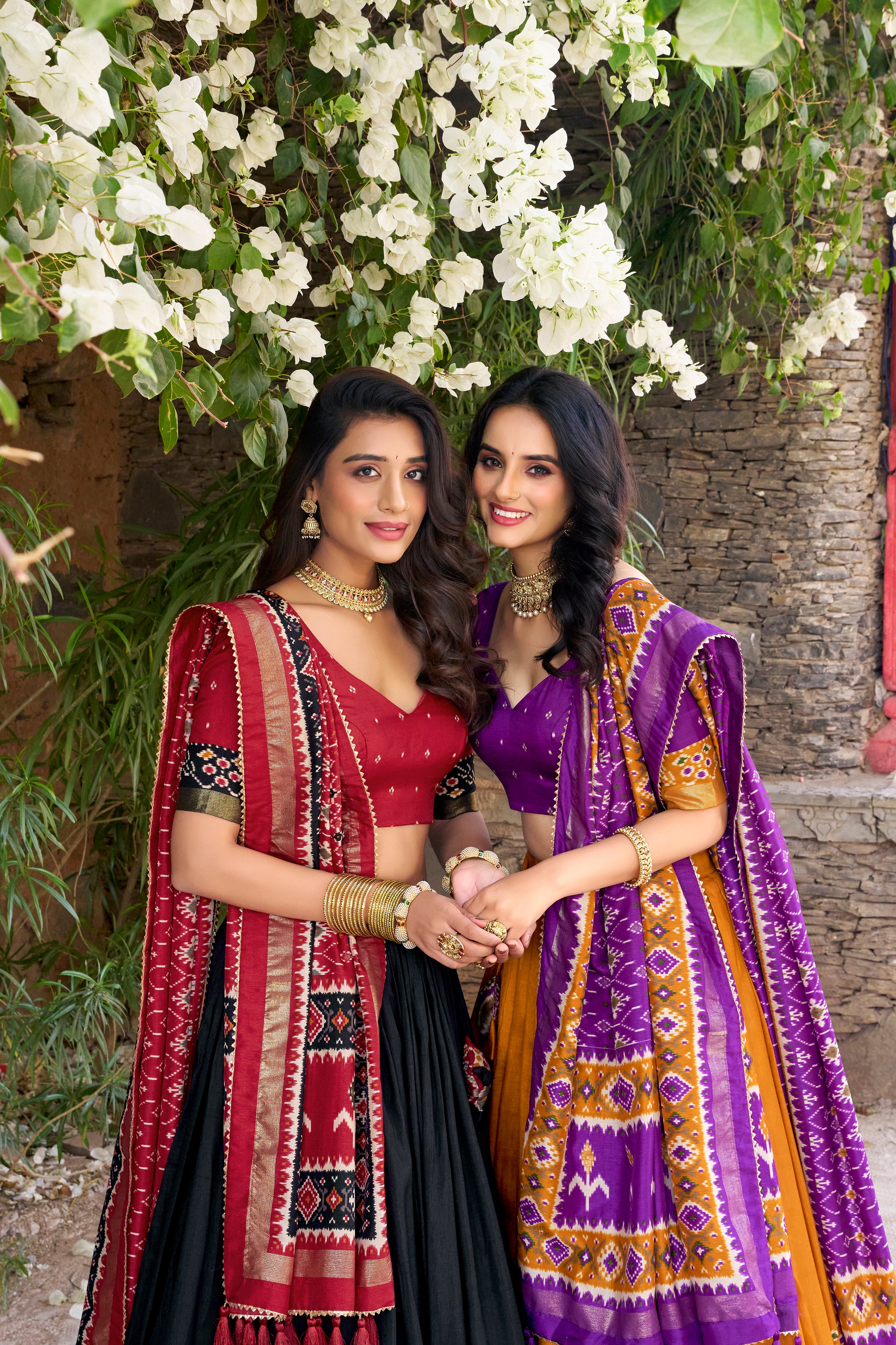 Elegant Lehenga with Traditional Motifs