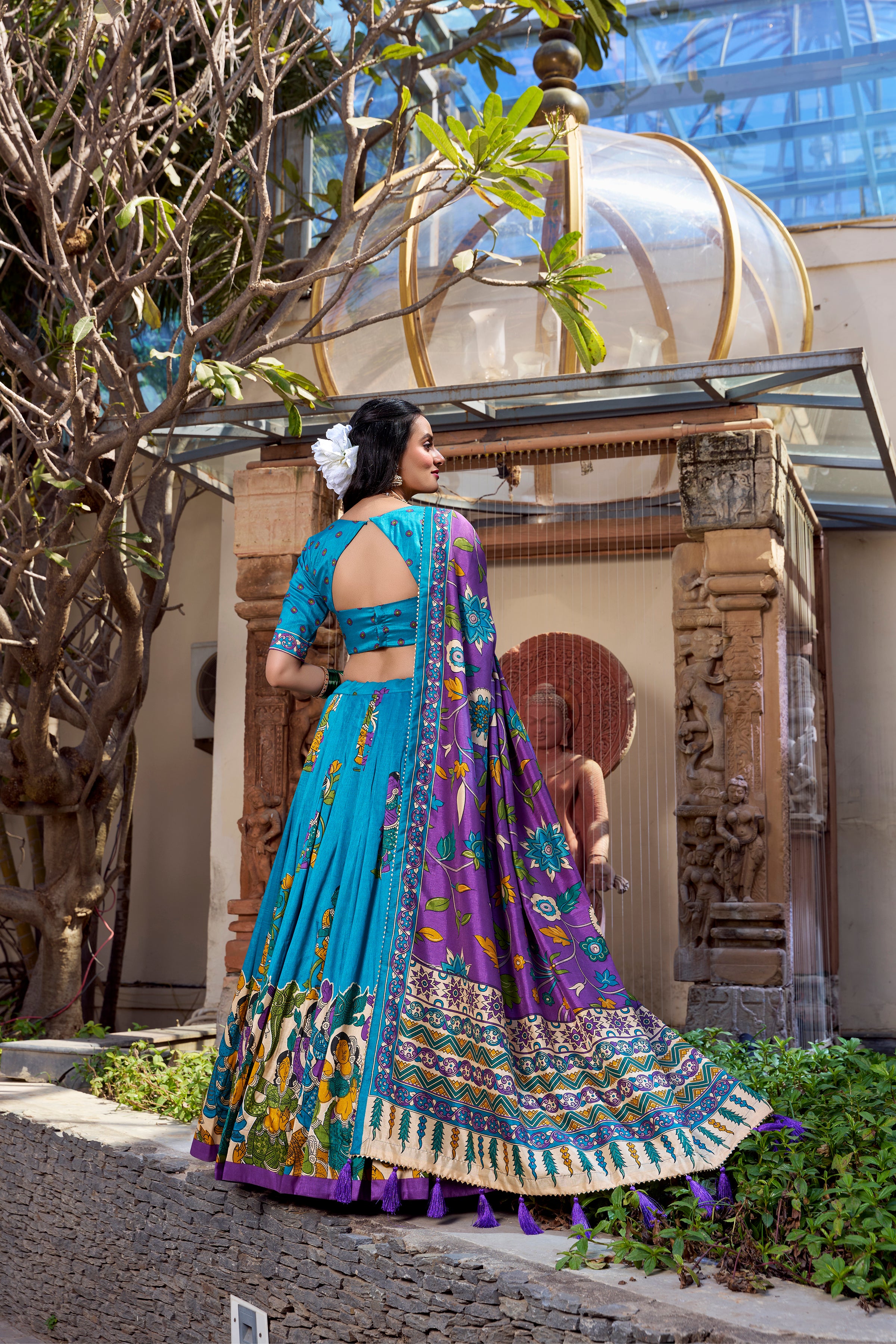 Royal Heritage Handcrafted Embroidered Lehenga Set