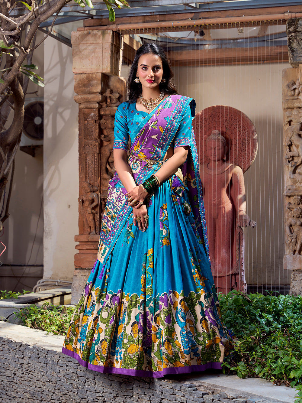 Royal Heritage Handcrafted Embroidered Lehenga Set