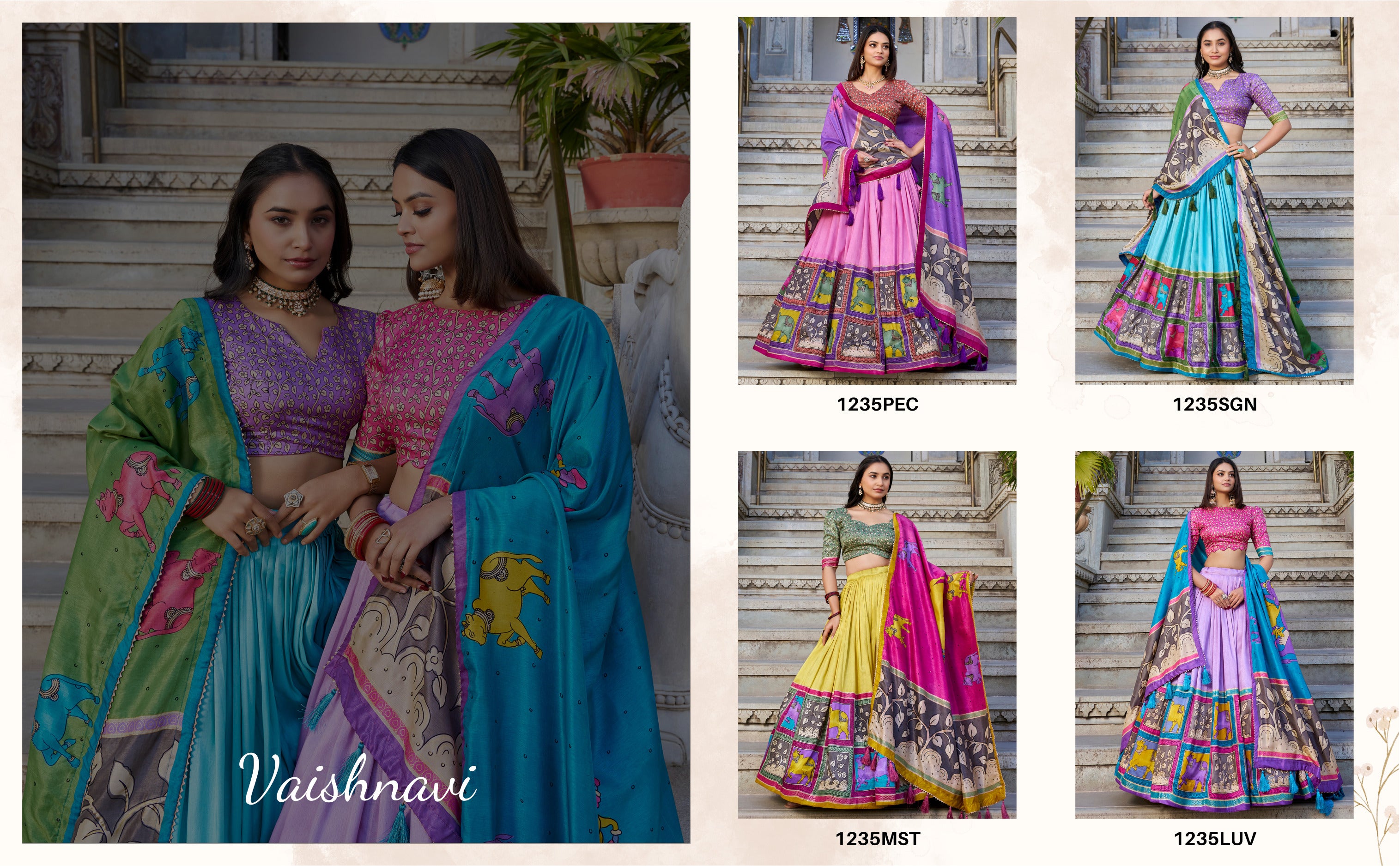 Regal Grace in Vibrant Lehenga
