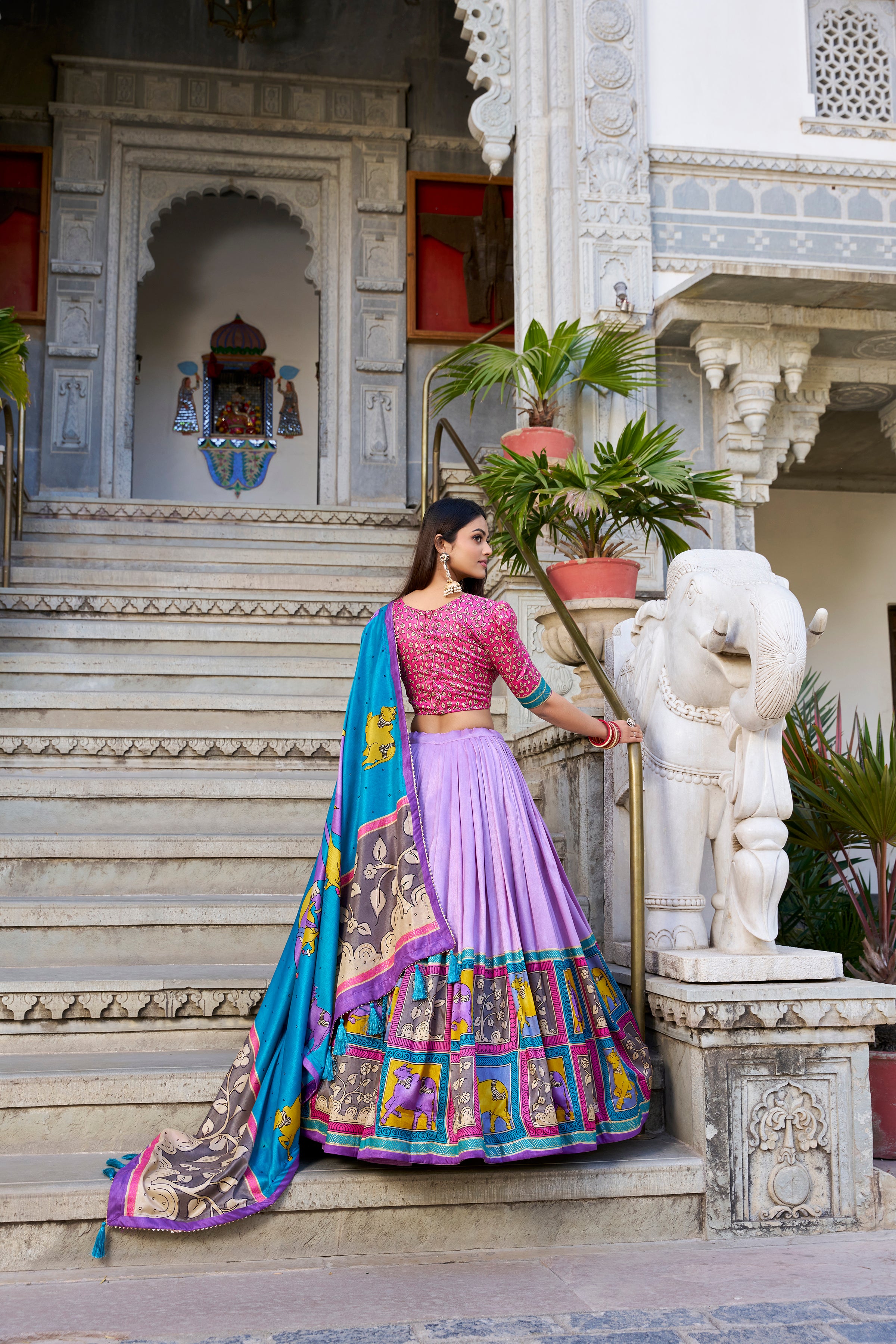 Regal Grace in Vibrant Lehenga