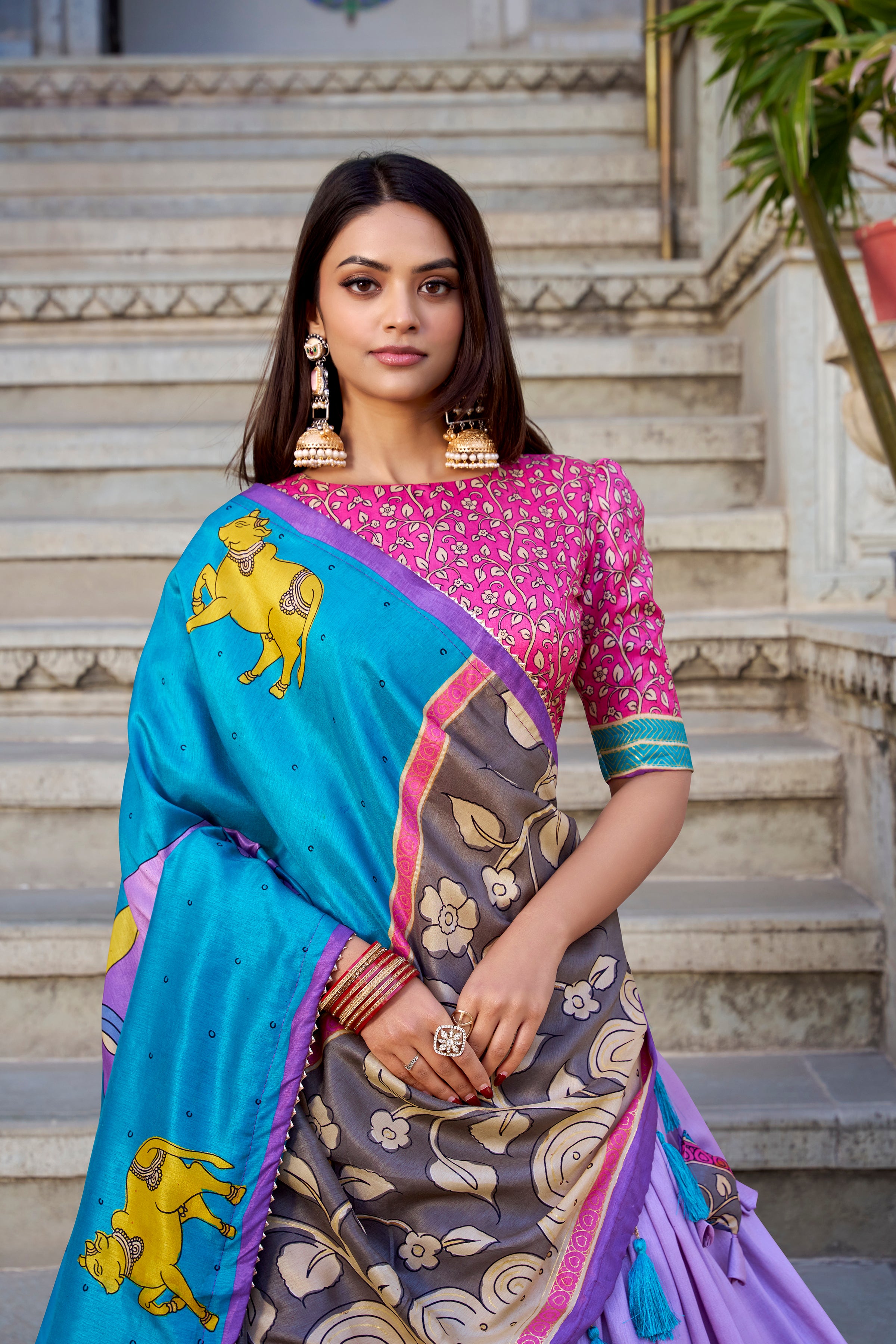 Regal Grace in Vibrant Lehenga
