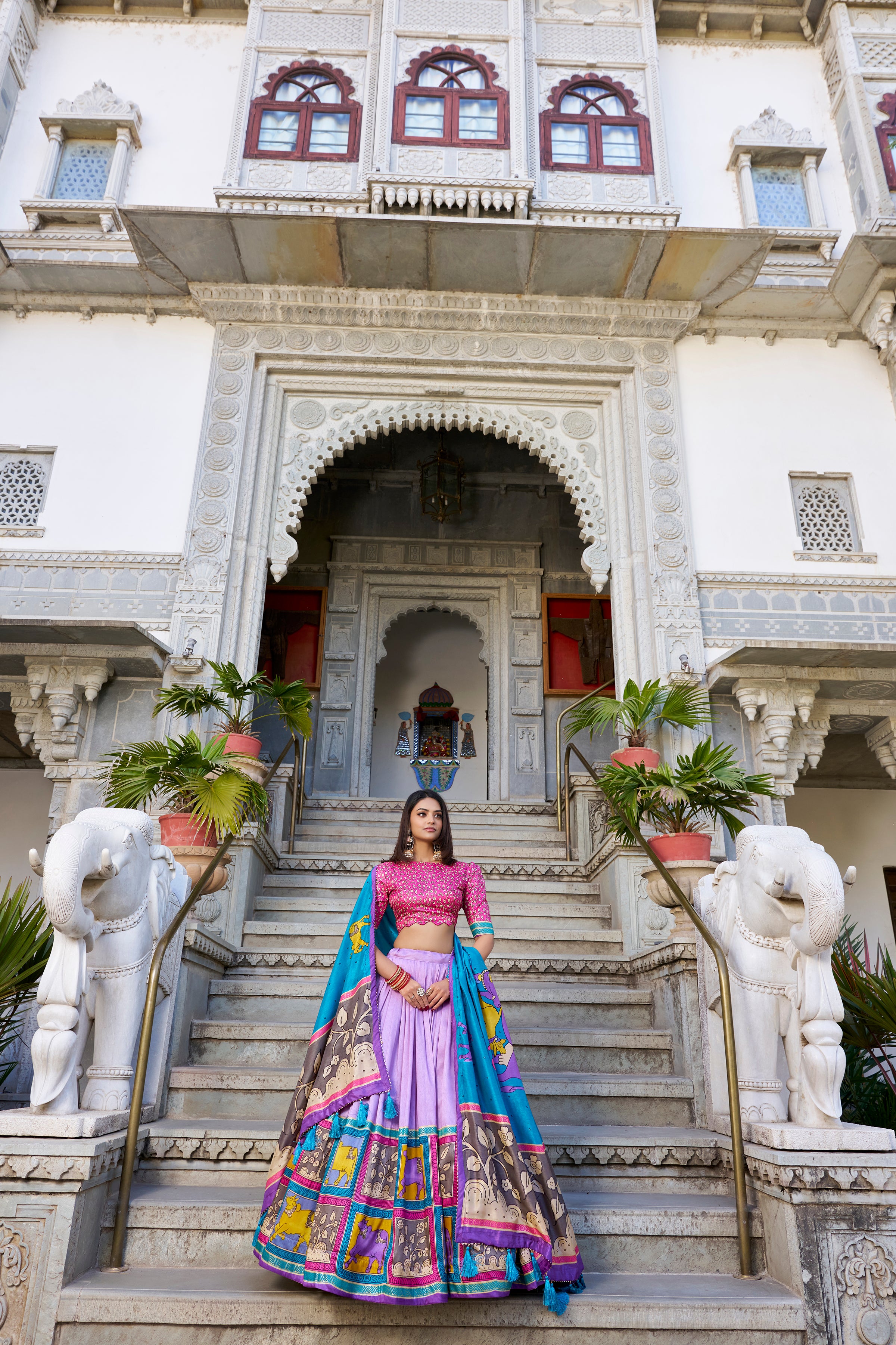 Regal Grace in Vibrant Lehenga