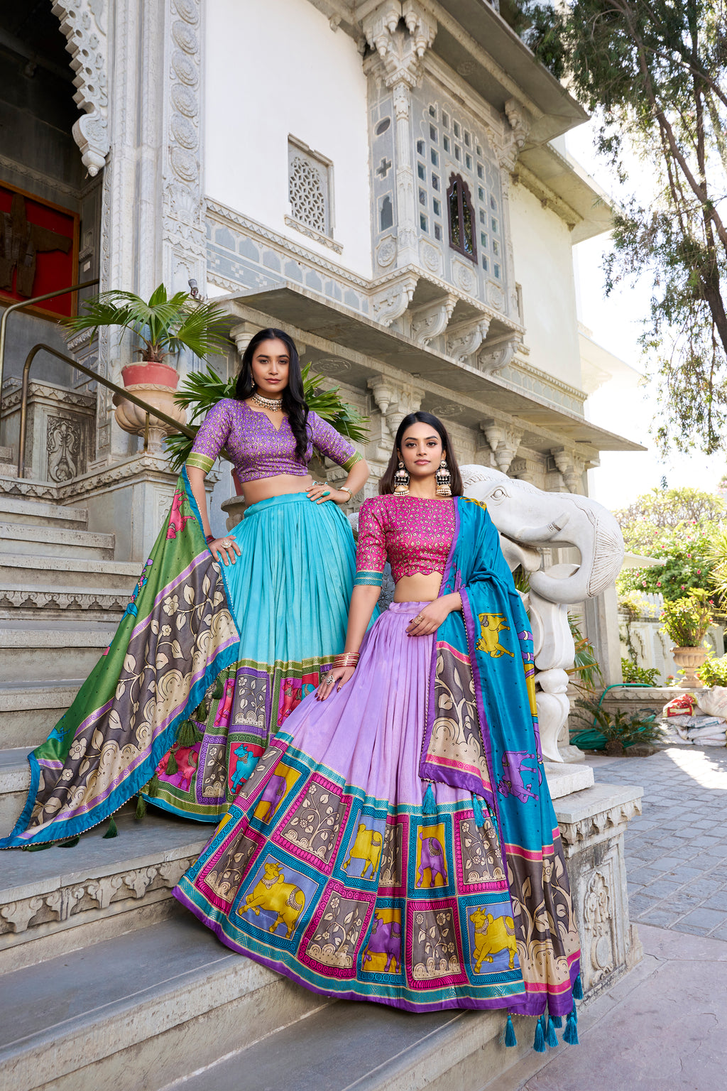 Regal Grace in Vibrant Lehenga