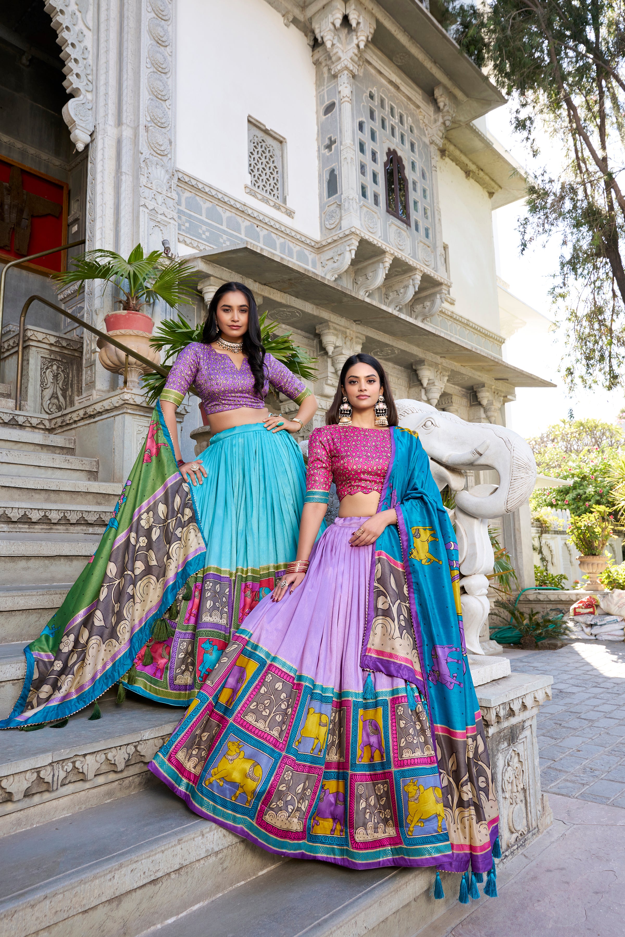 Regal Grace in Vibrant Lehenga