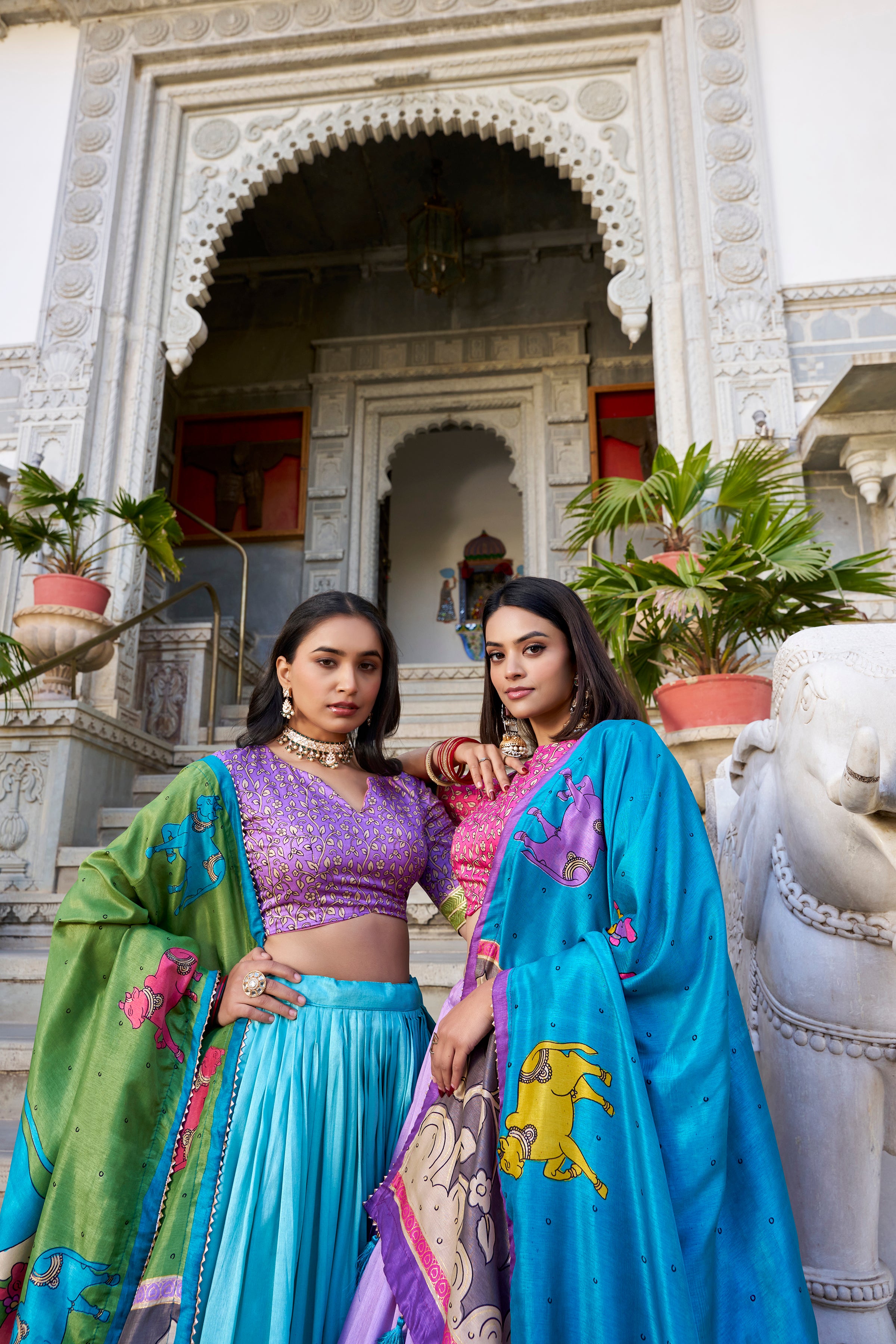 Regal Grace in Vibrant Lehenga