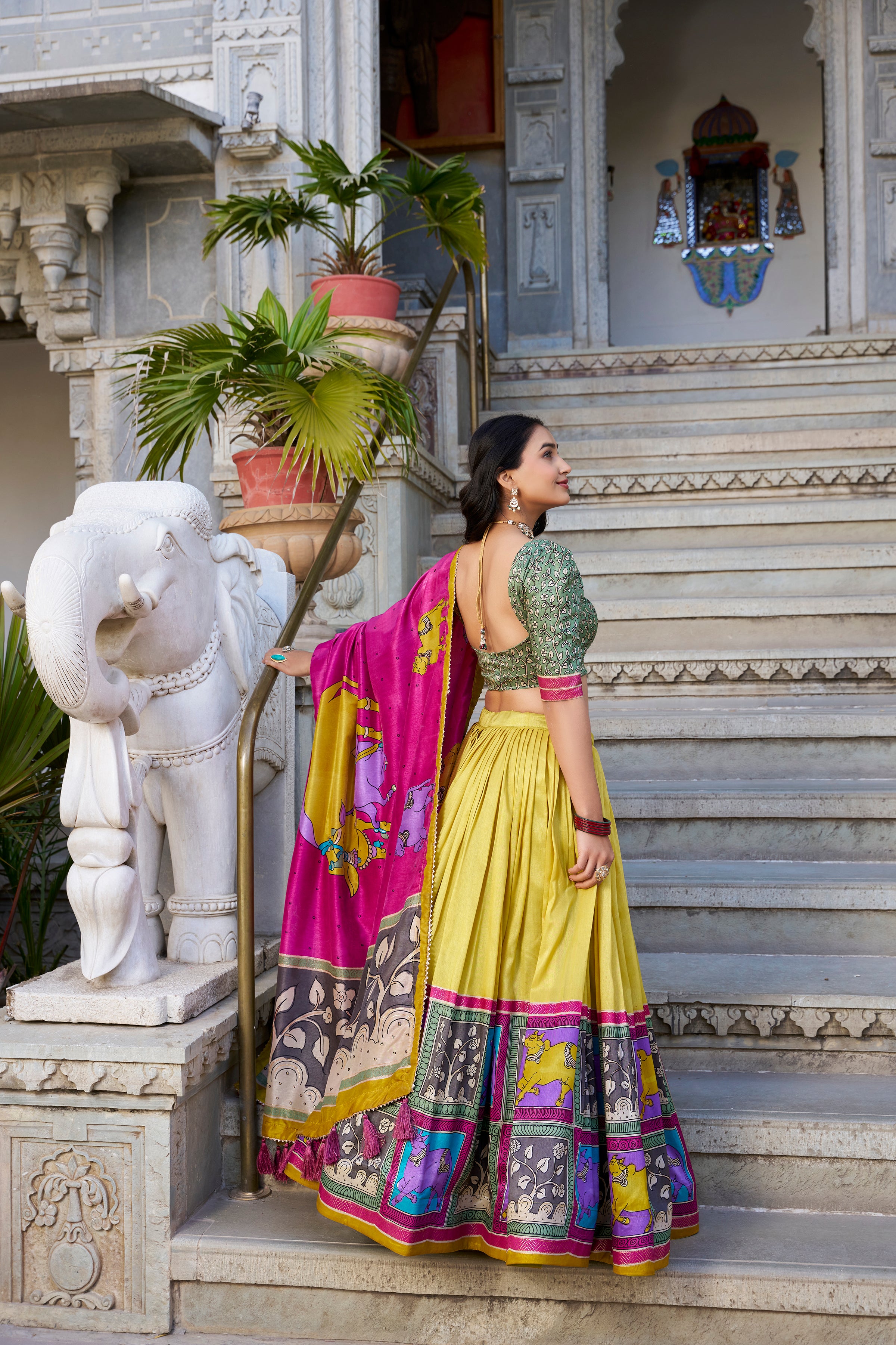 Regal Grace in Vibrant Lehenga