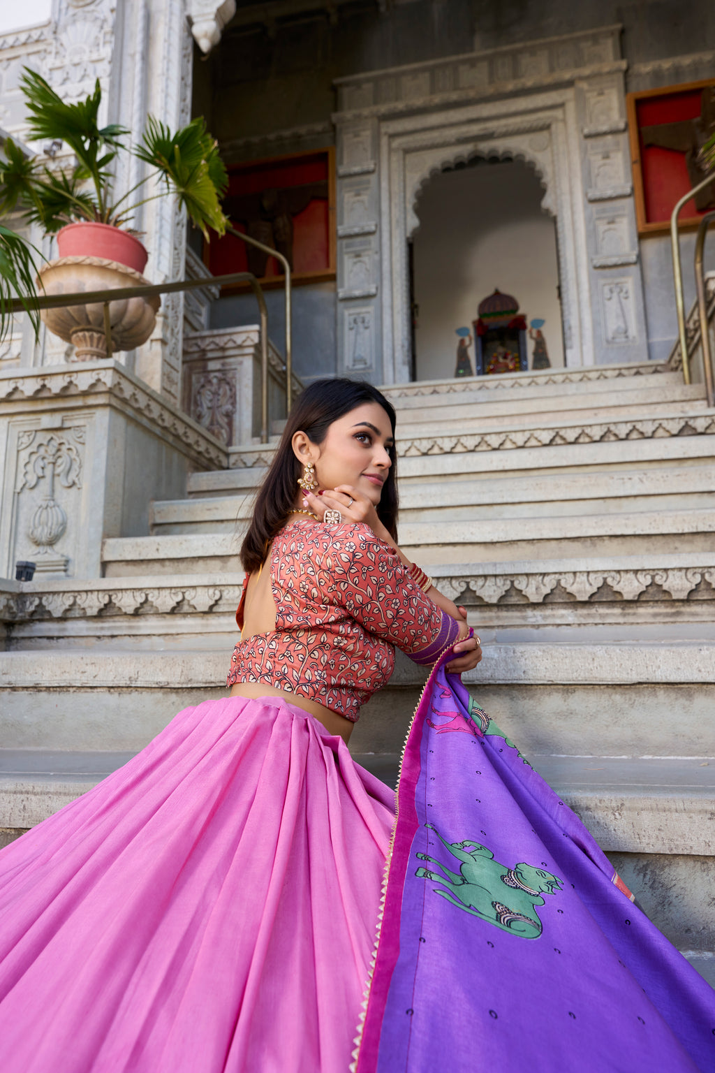 Regal Grace in Vibrant Lehenga