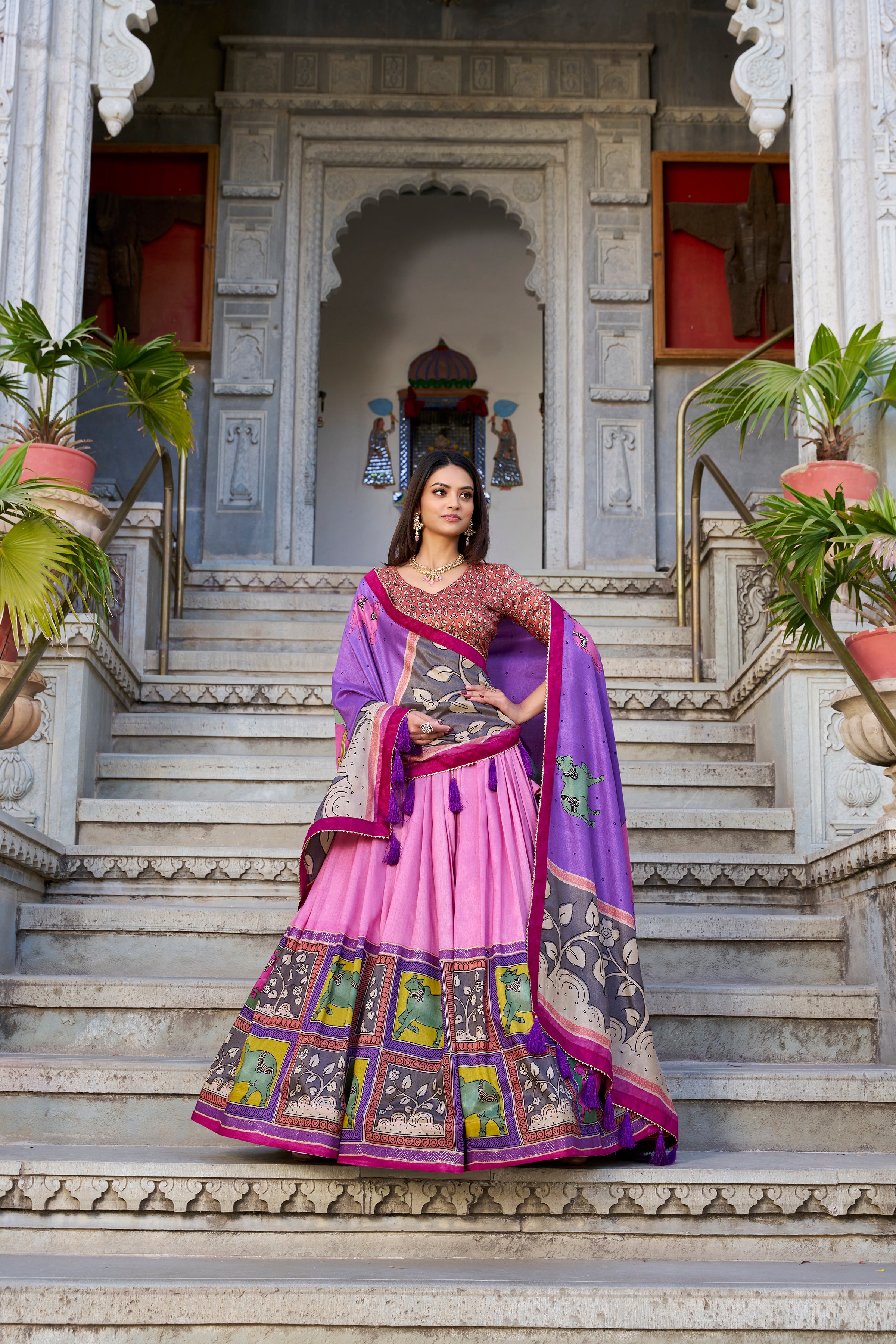 Regal Grace in Vibrant Lehenga