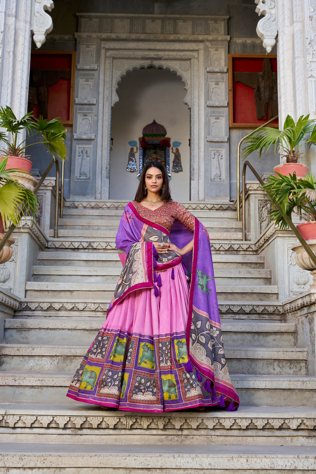 Regal Grace in Vibrant Lehenga