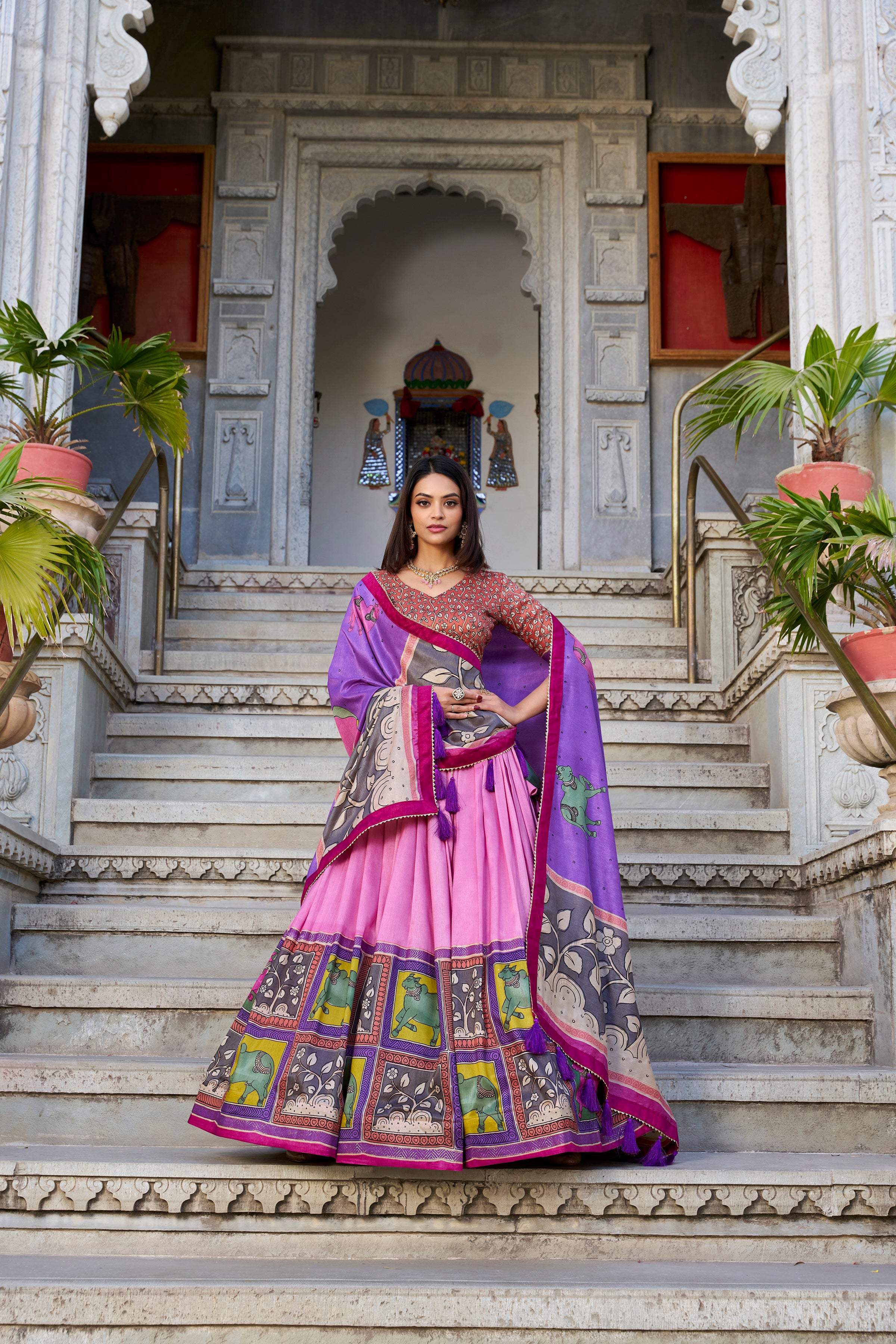 Regal Grace in Vibrant Lehenga