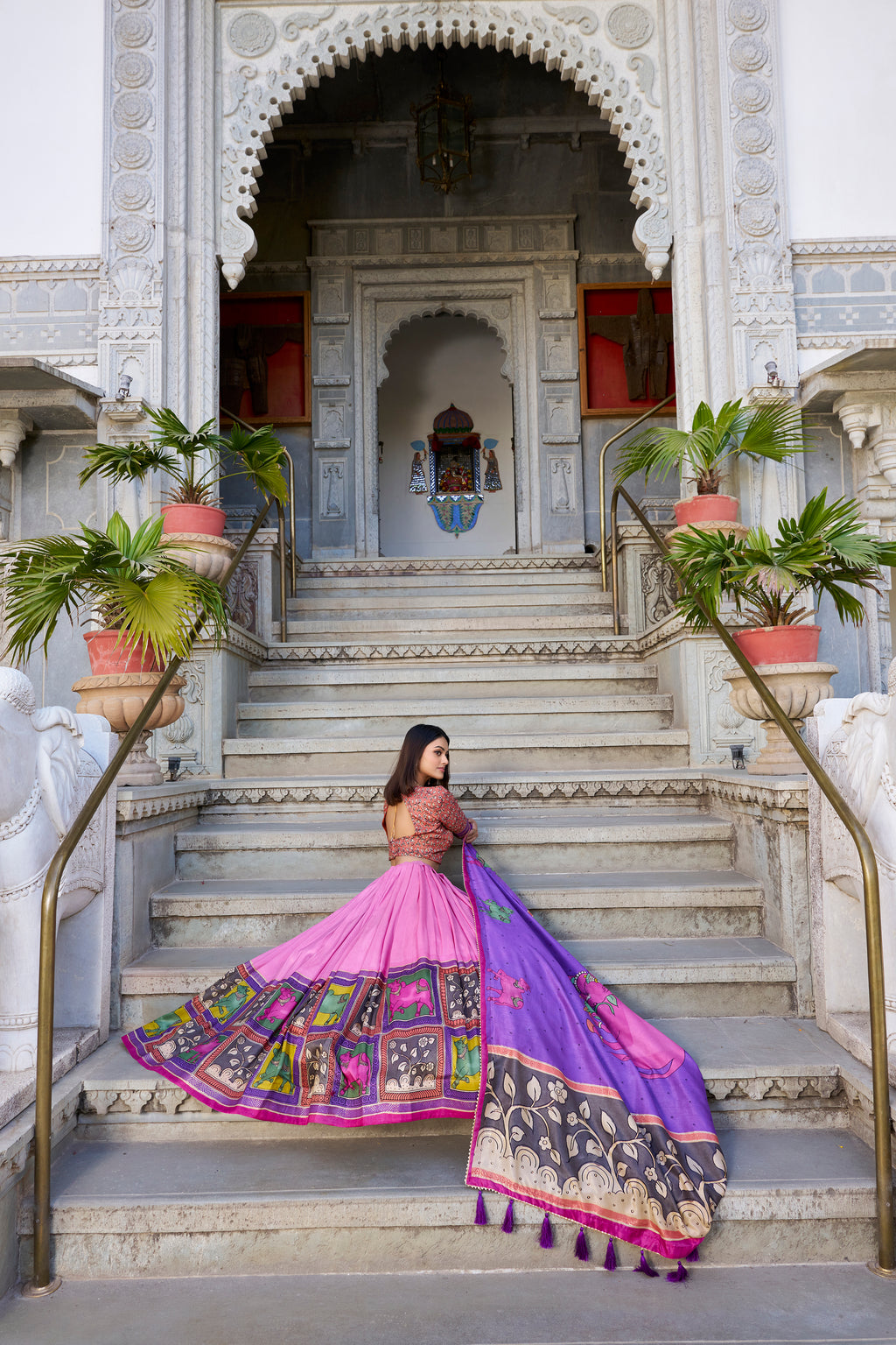 Regal Grace in Vibrant Lehenga