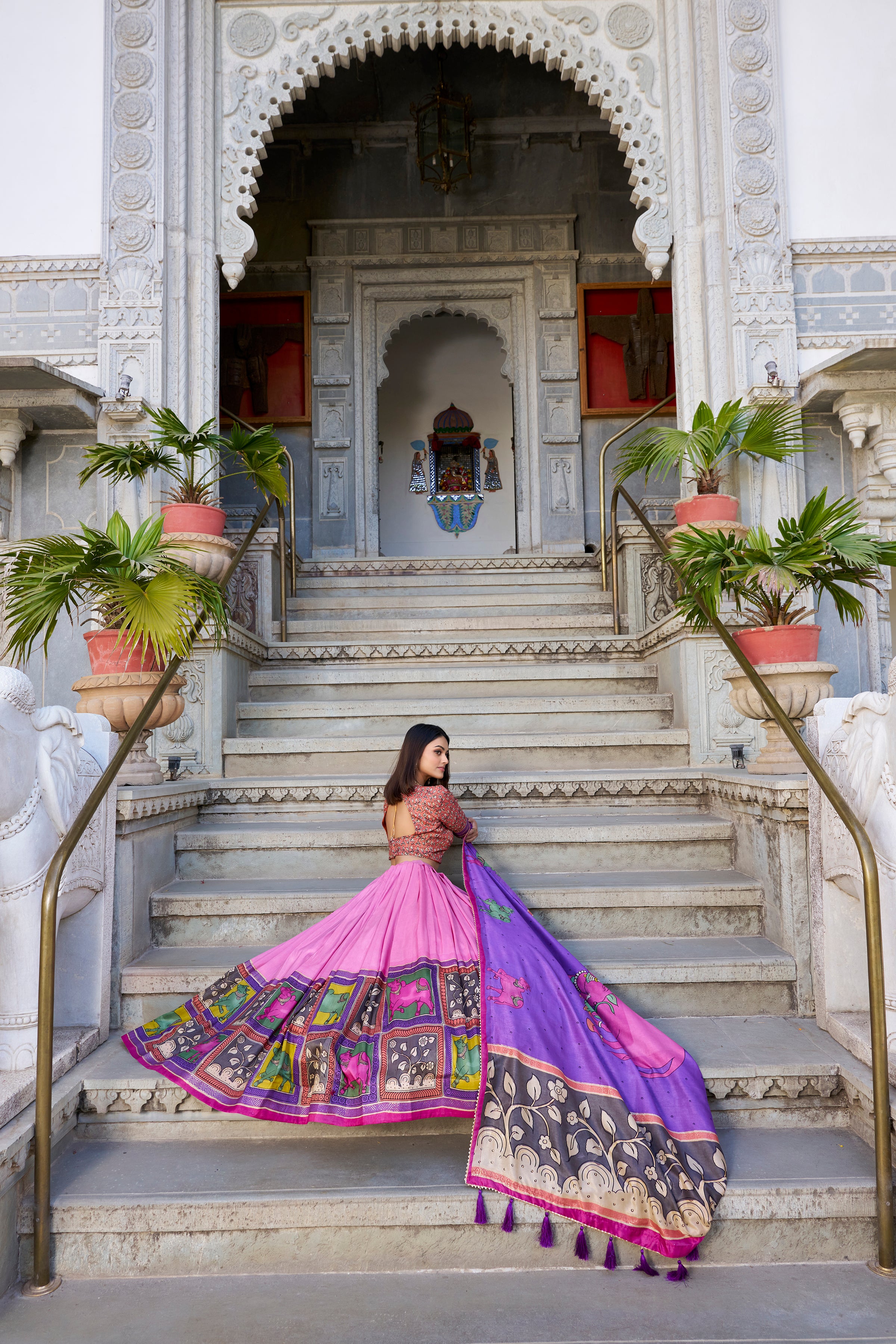 Regal Grace in Vibrant Lehenga
