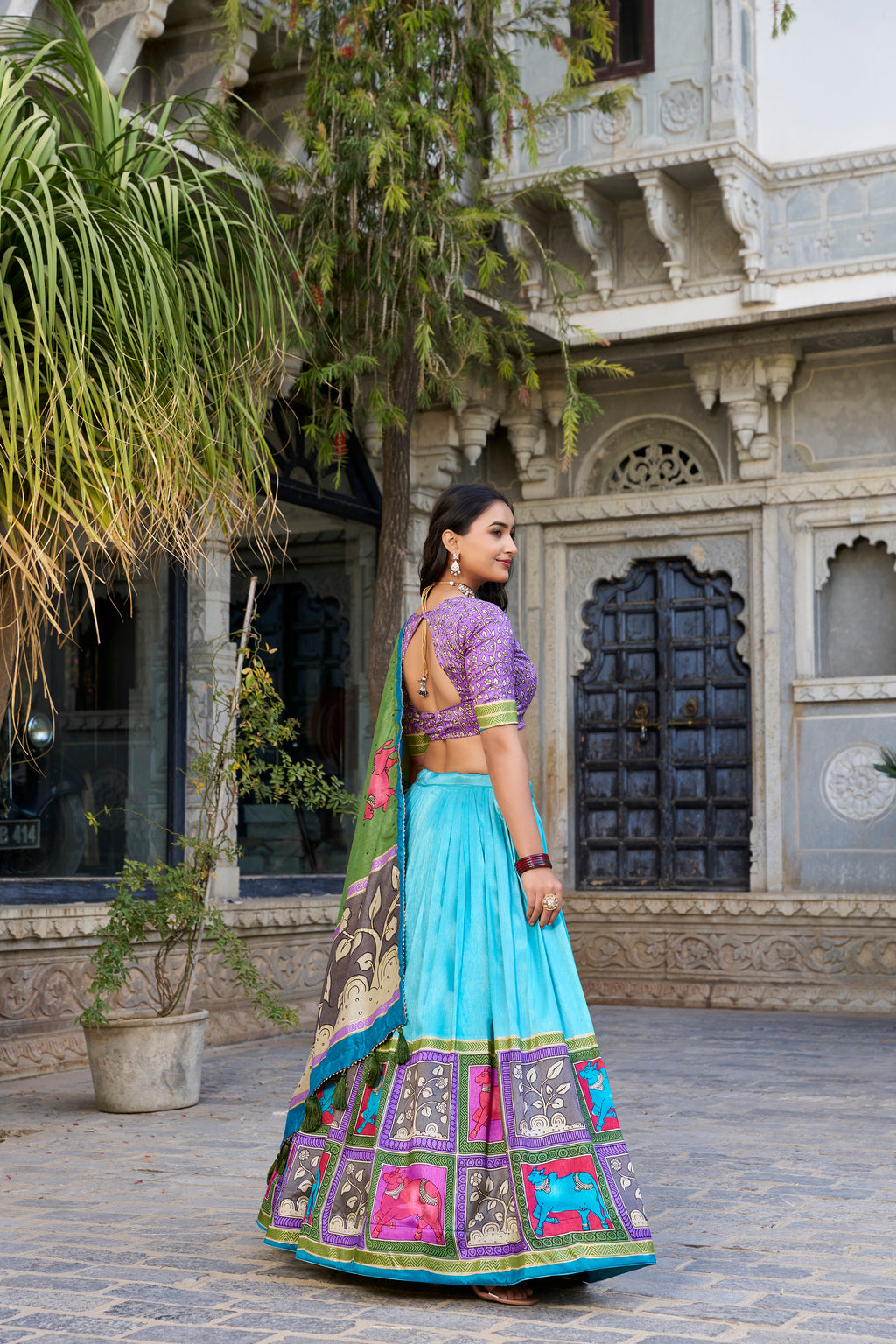 Regal Grace in Vibrant Lehenga