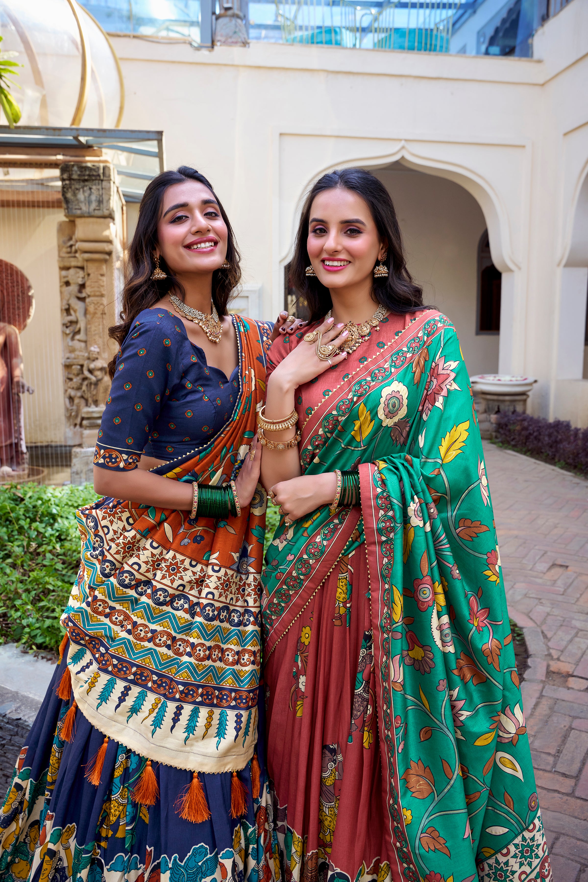 Royal Heritage Handcrafted Embroidered Lehenga Set