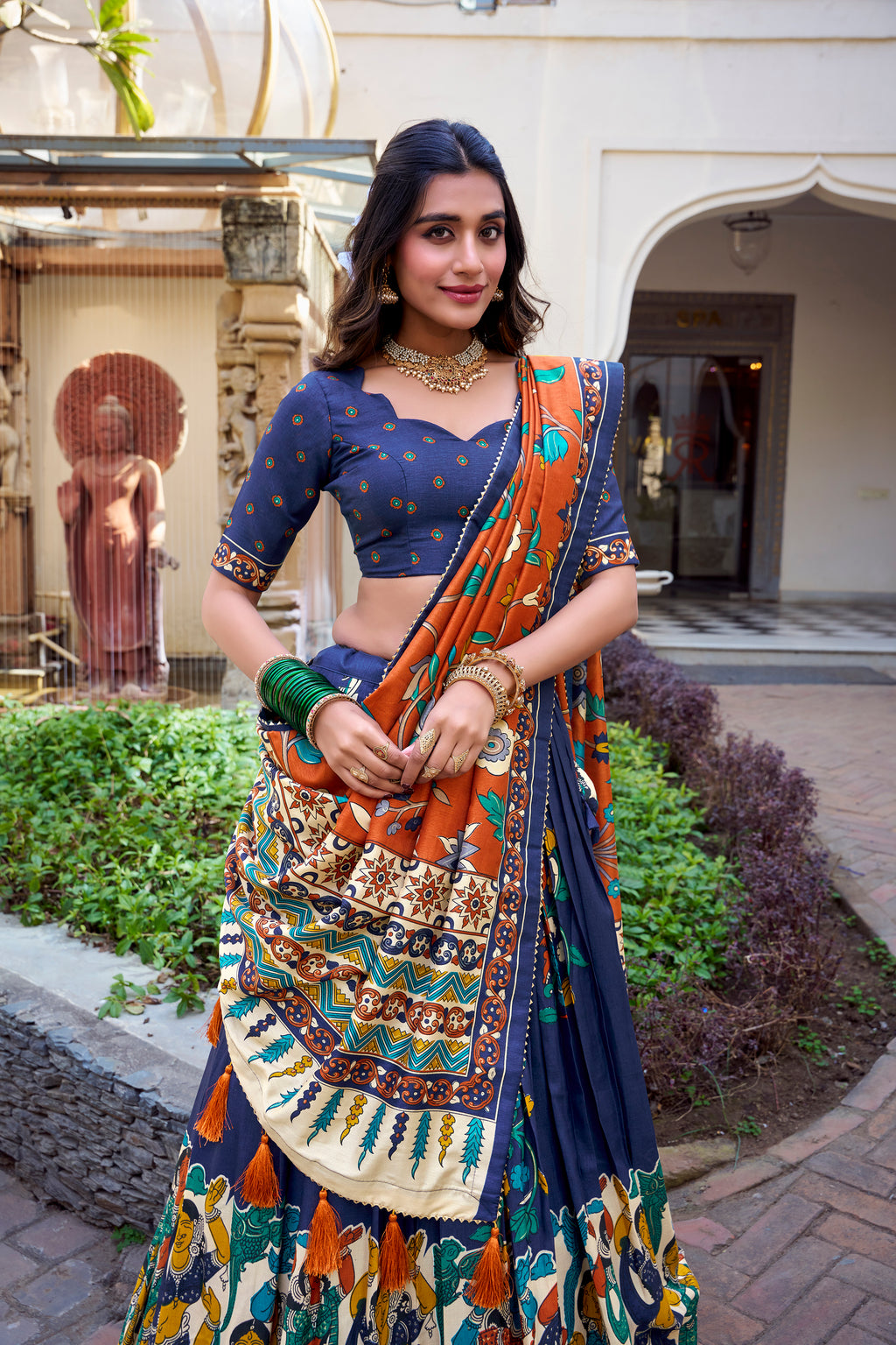 Royal Heritage Handcrafted Embroidered Lehenga Set
