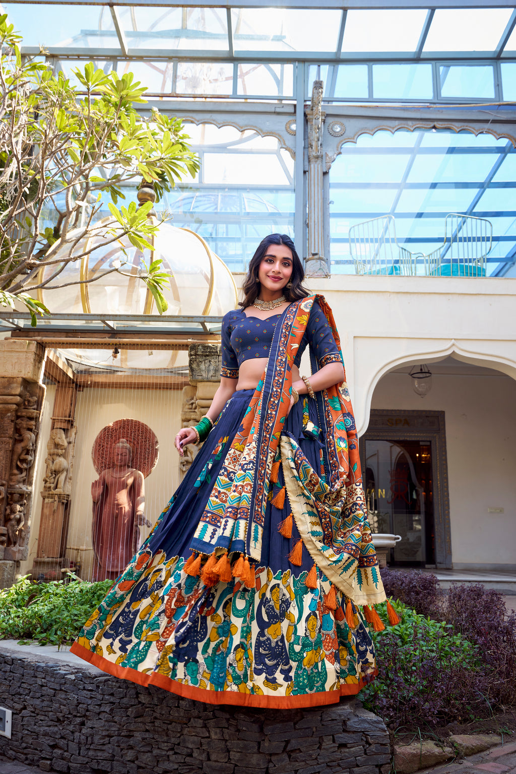 Royal Heritage Handcrafted Embroidered Lehenga Set