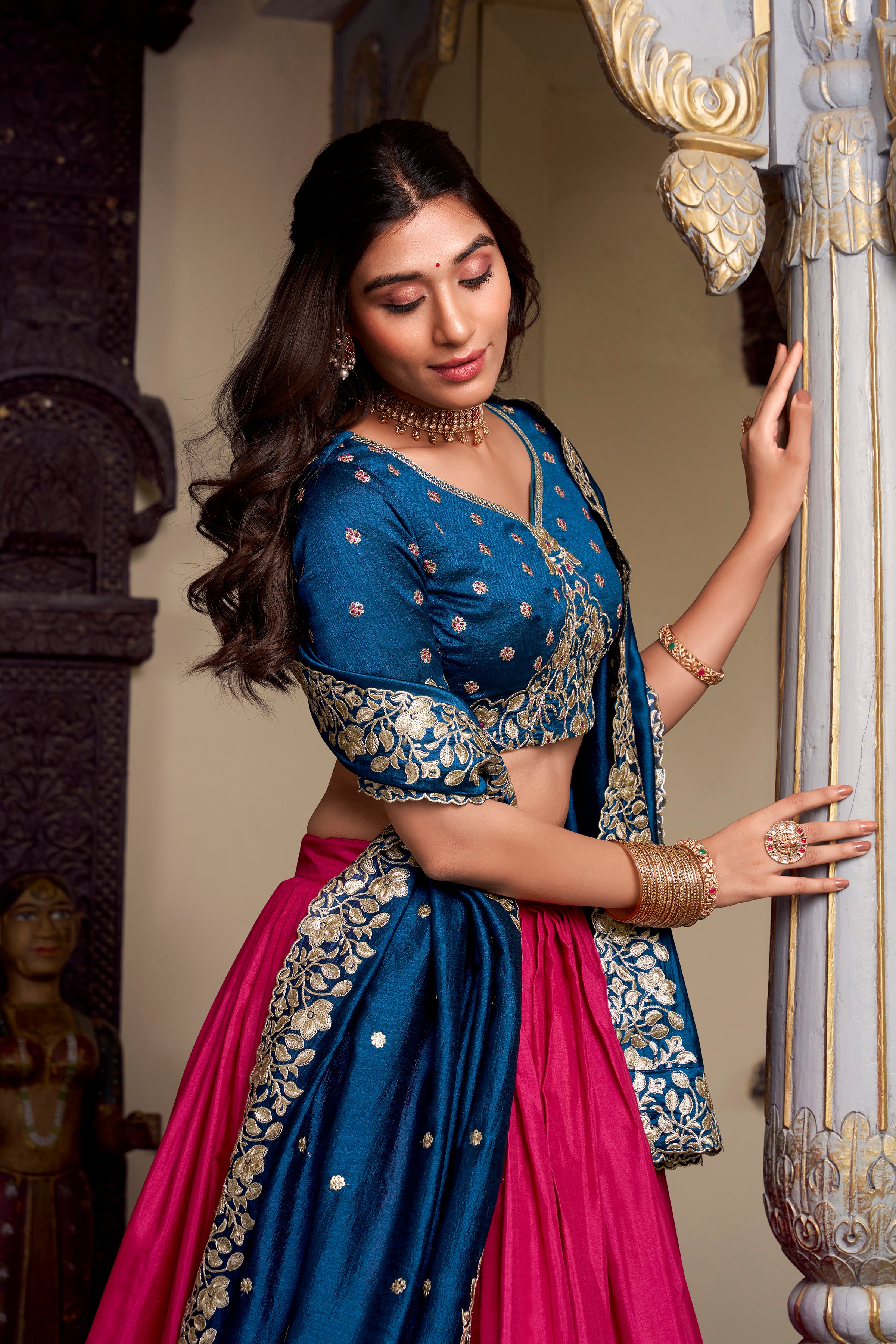 Elegant  Embroidered Designer Lehenga for Festive and Wedding Look