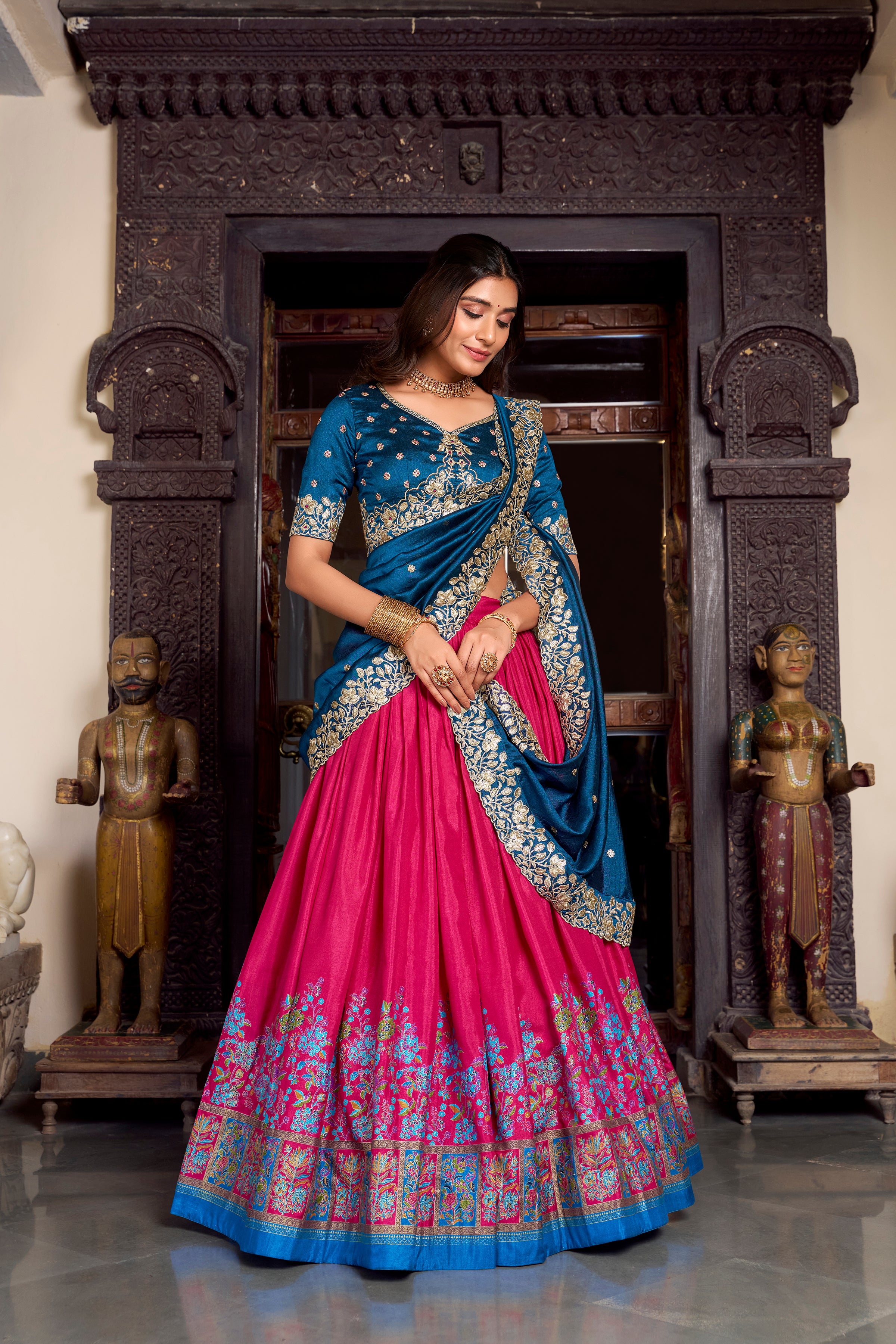 Elegant  Embroidered Designer Lehenga for Festive and Wedding Look