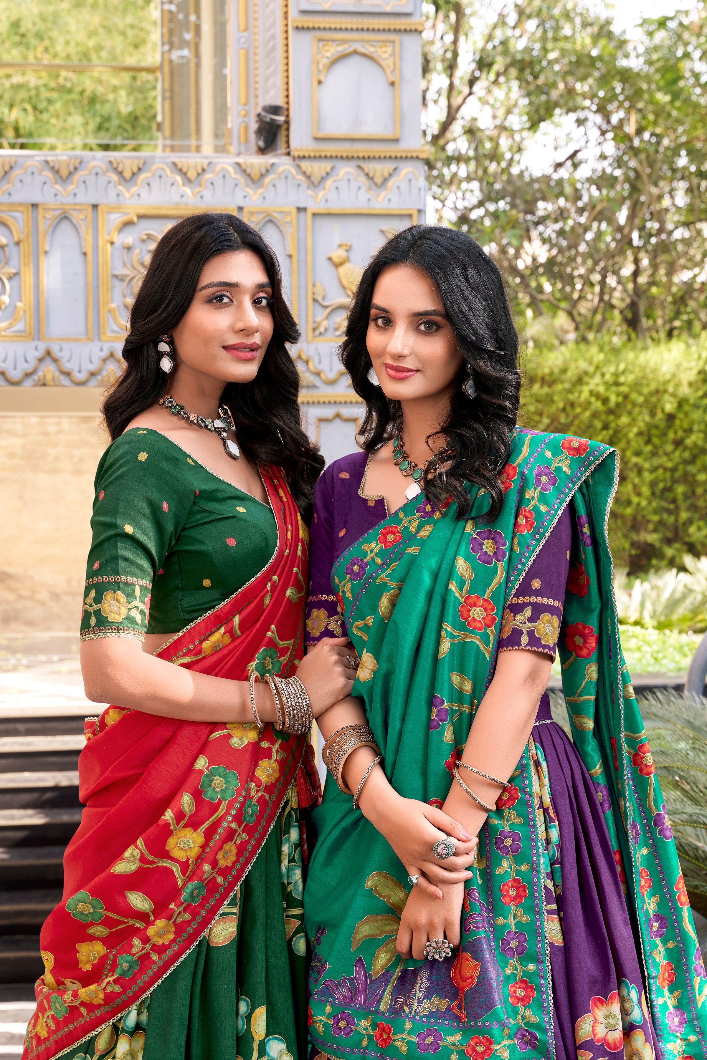Traditional  Floral Lehenga Set for Elegant Festive Occasions