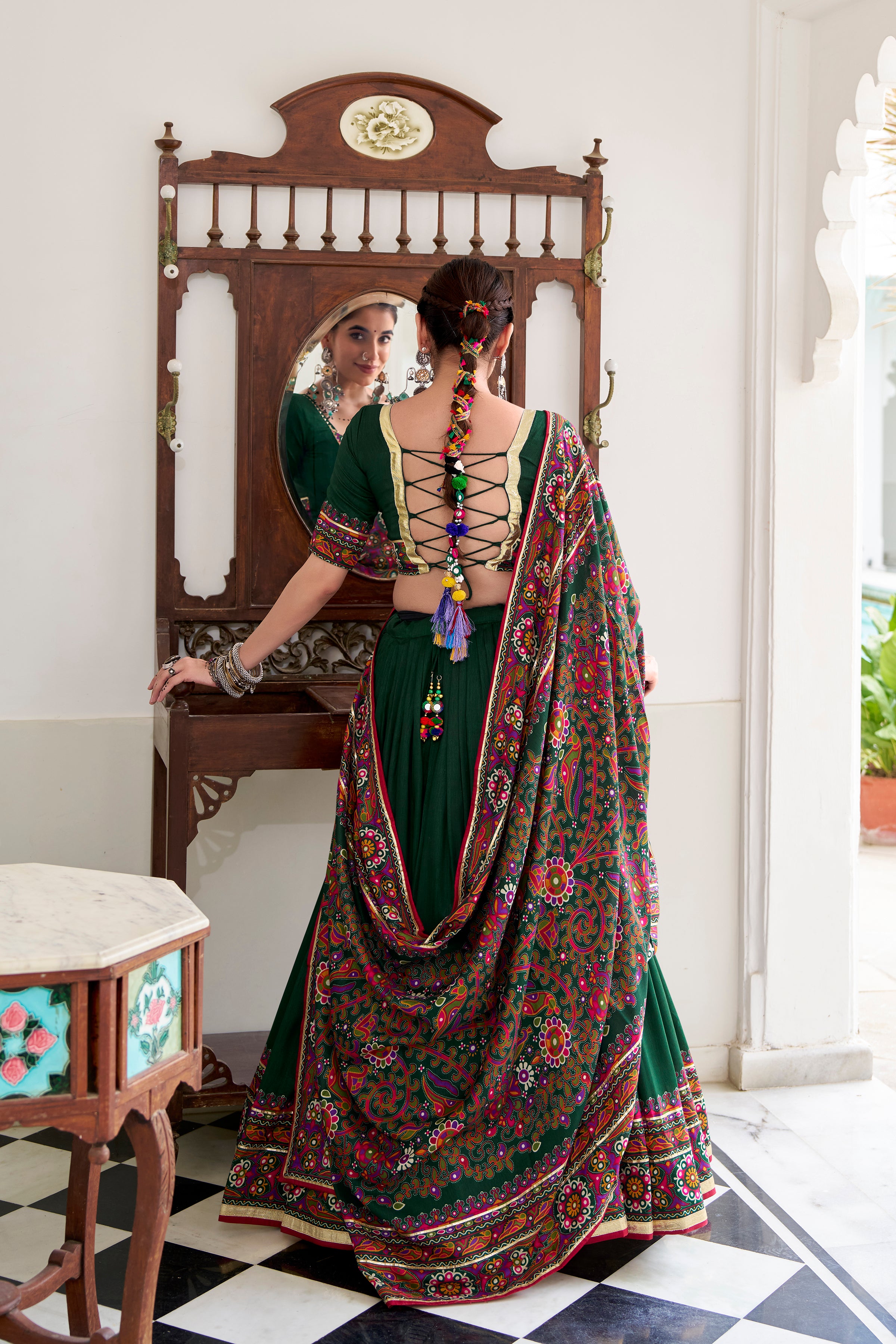 Regal Embroidered Lehenga Choli with Traditional Dupatta