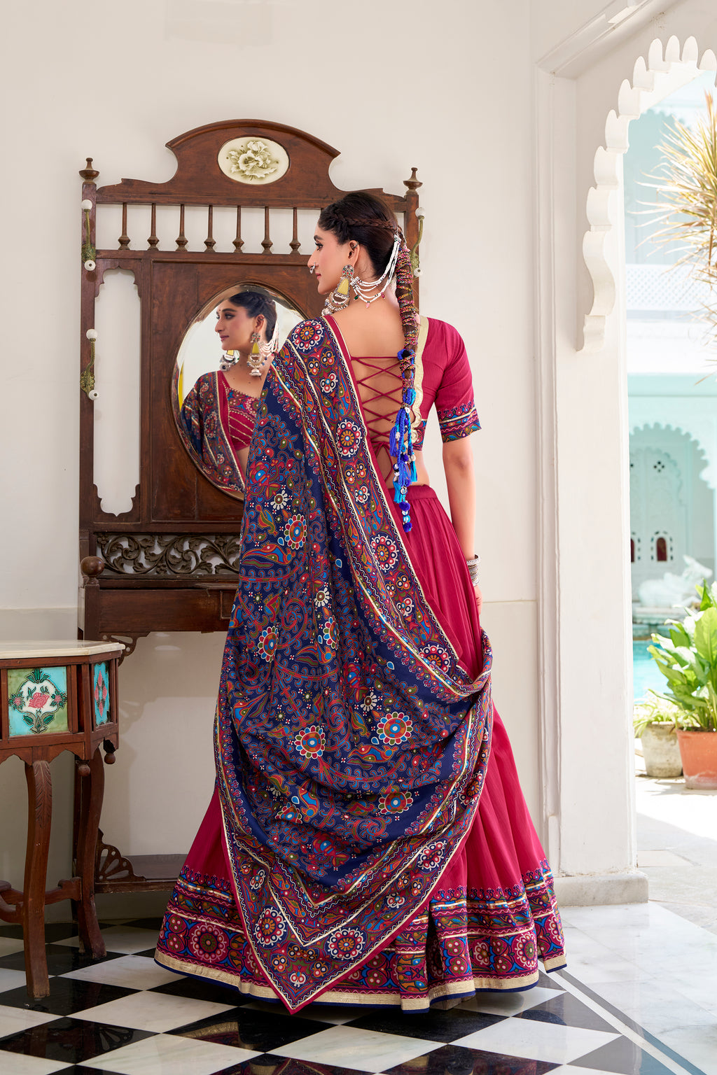 Regal Embroidered Lehenga Choli with Traditional Dupatta