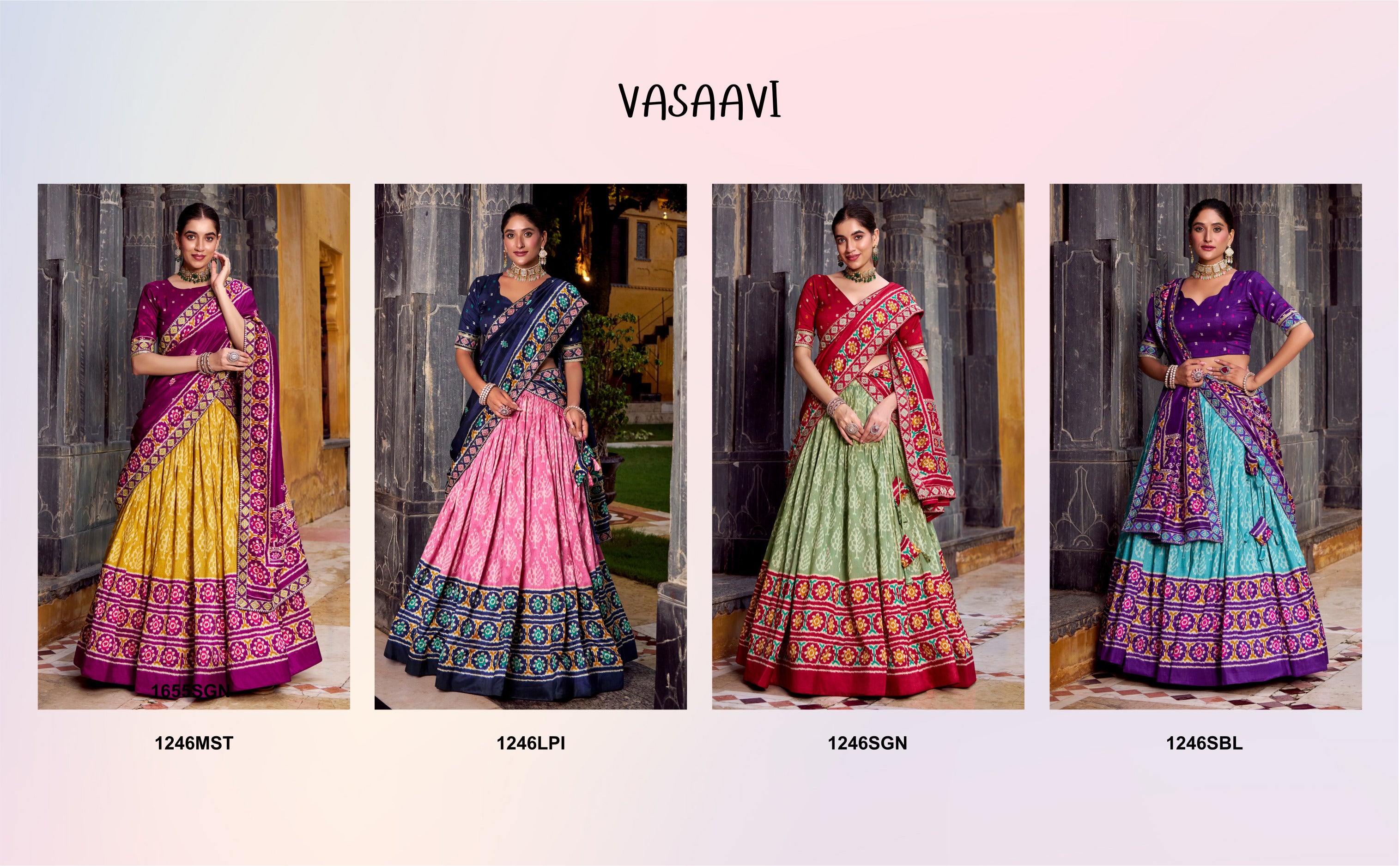 Elegant  Patola Print Lehenga Choli