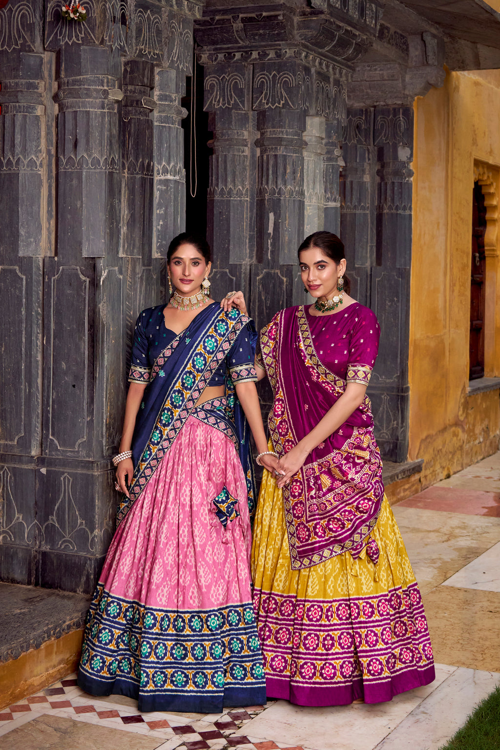 Elegant  Patola Print Lehenga Choli