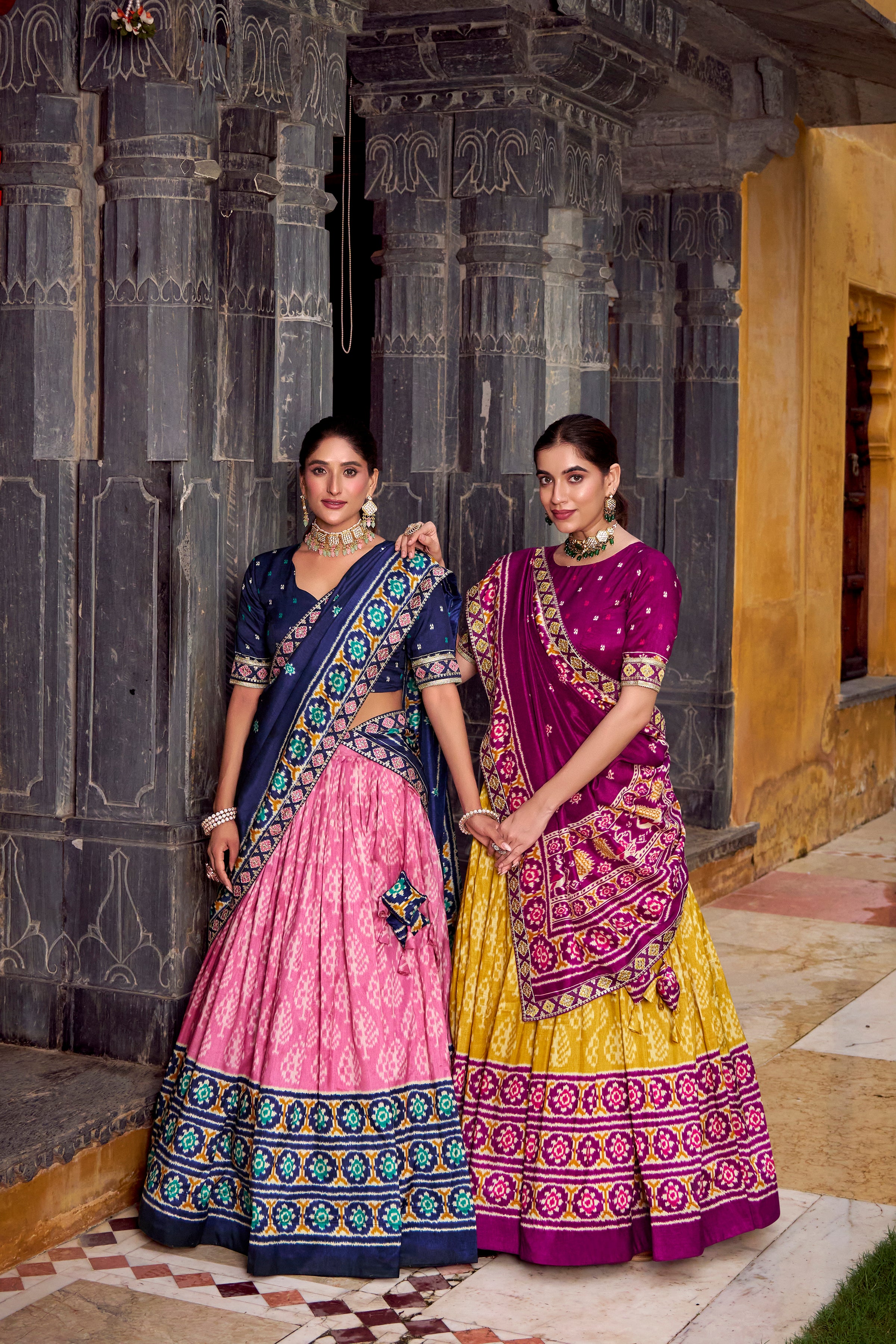 Elegant  Patola Print Lehenga Choli