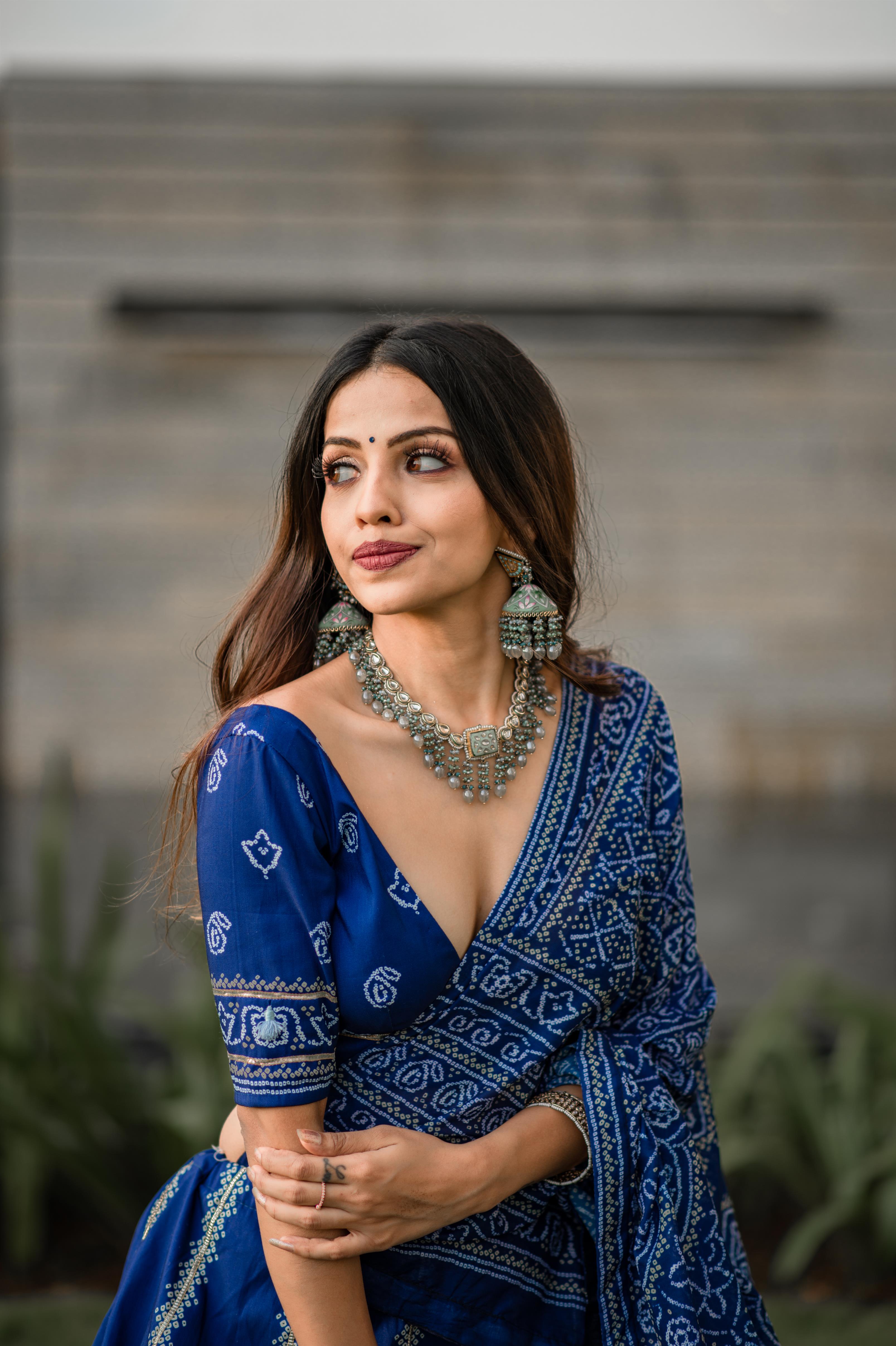 Royal Bandhani Print Lehenga Choli