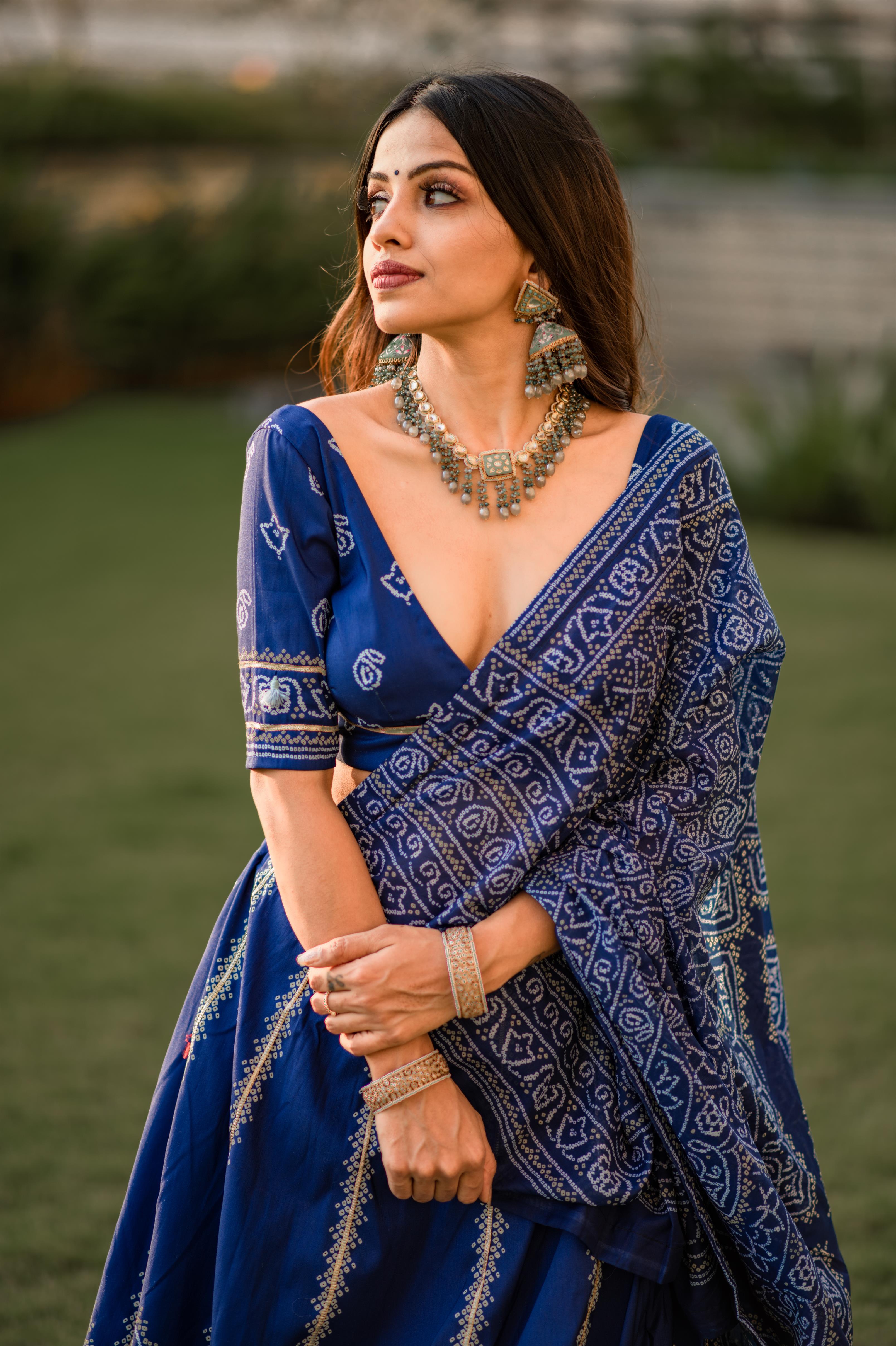 Royal Bandhani Print Lehenga Choli