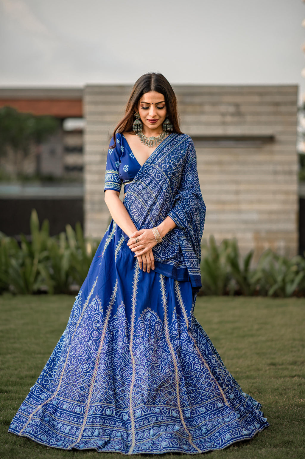 Royal Bandhani Print Lehenga Choli