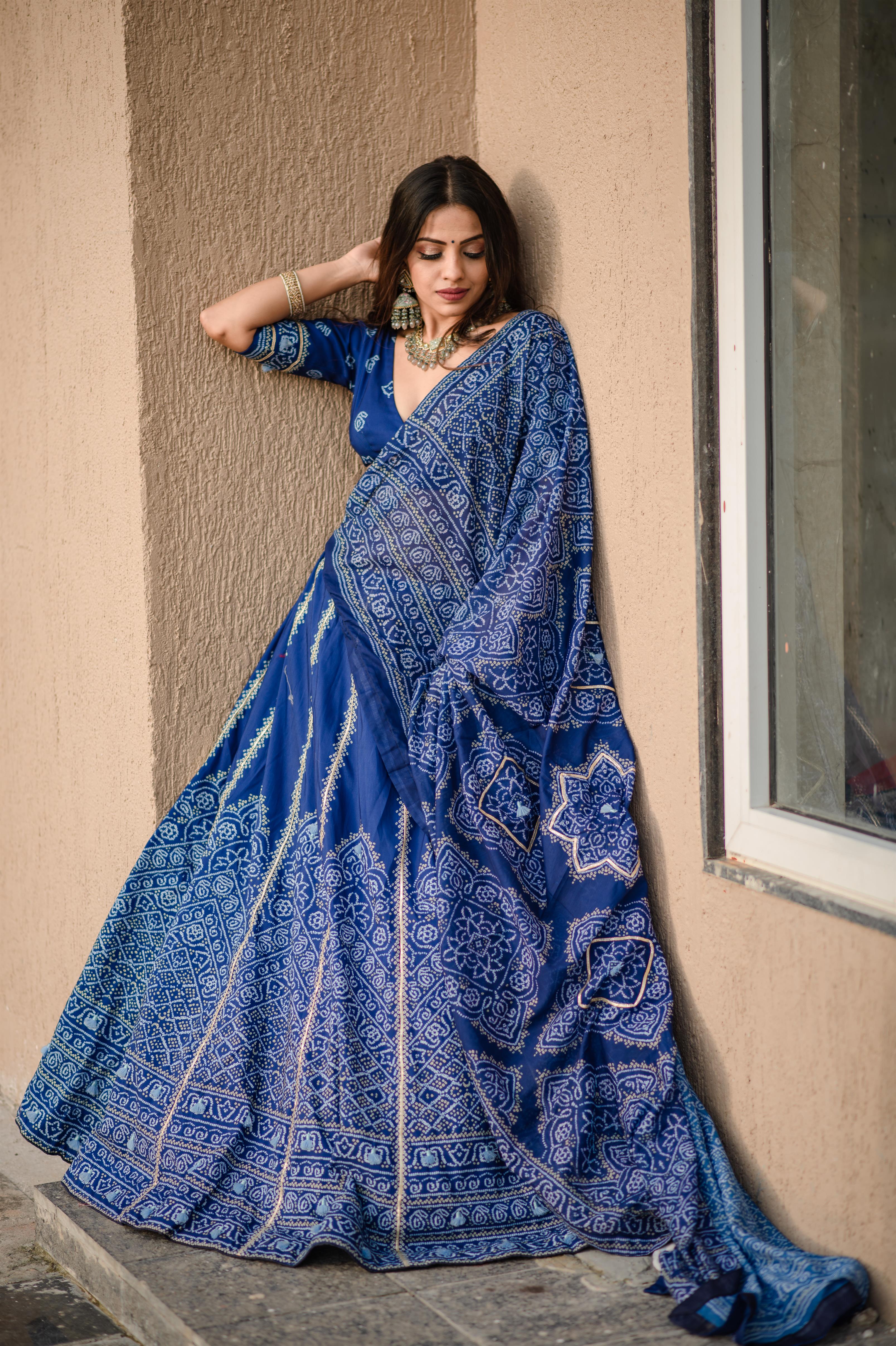 Royal Bandhani Print Lehenga Choli