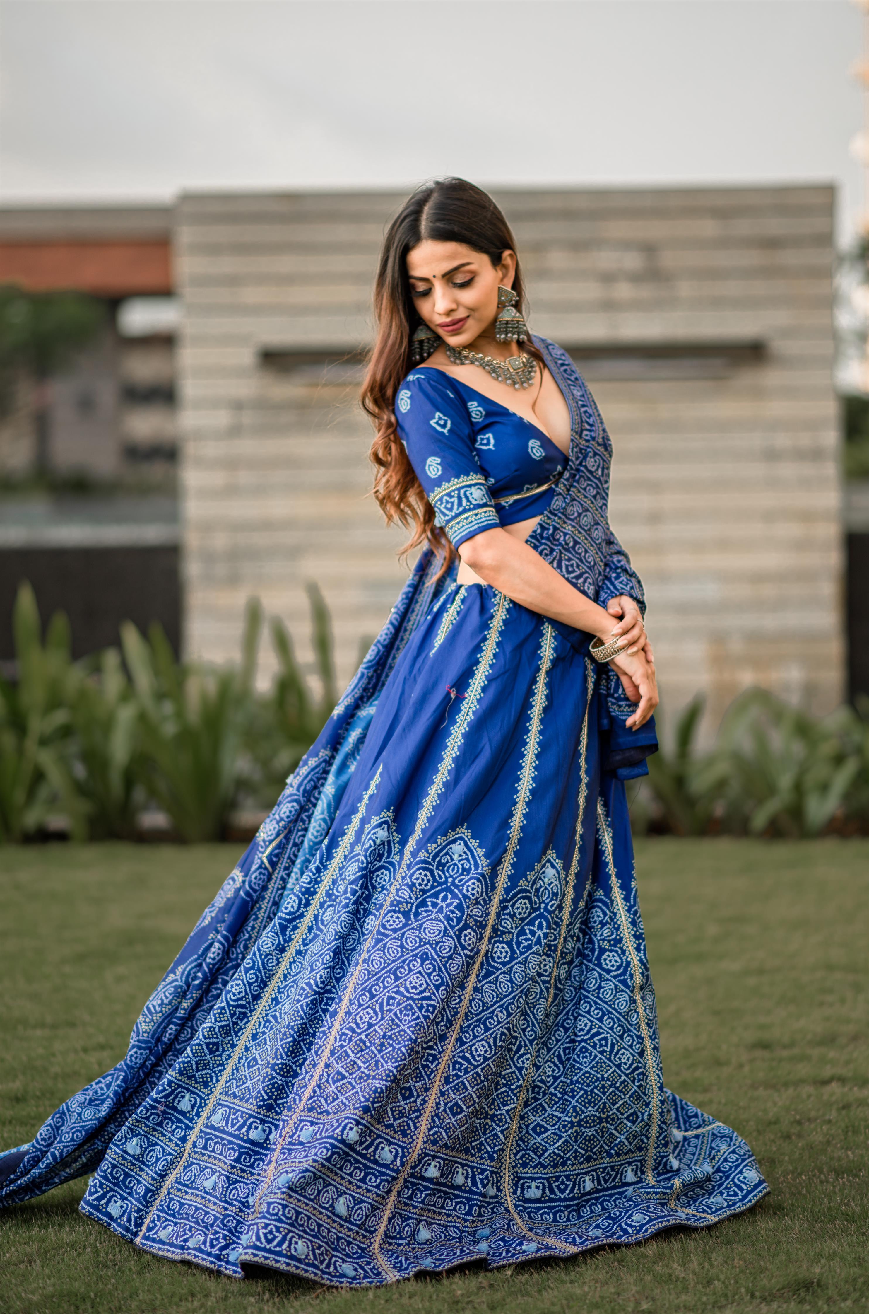 Royal Bandhani Print Lehenga Choli