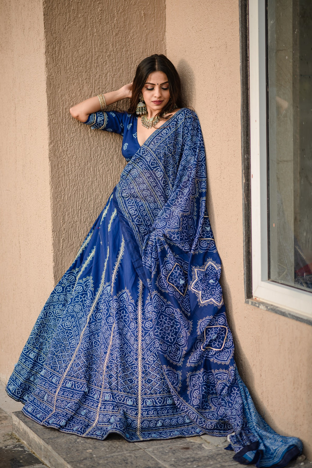 Royal Bandhani Print Lehenga Choli