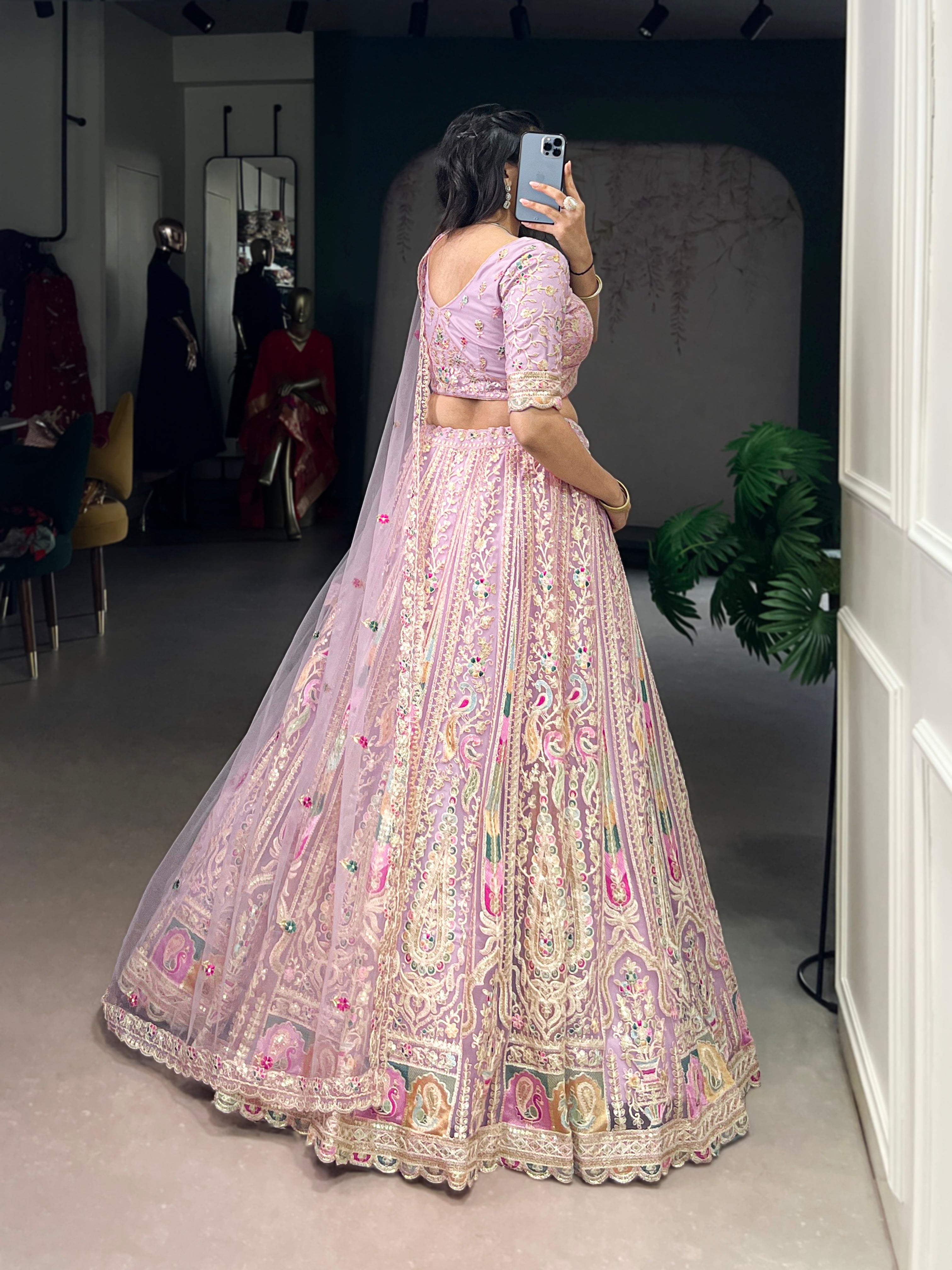 Exquisite Bridal Lehenga with Heavy Embroidery