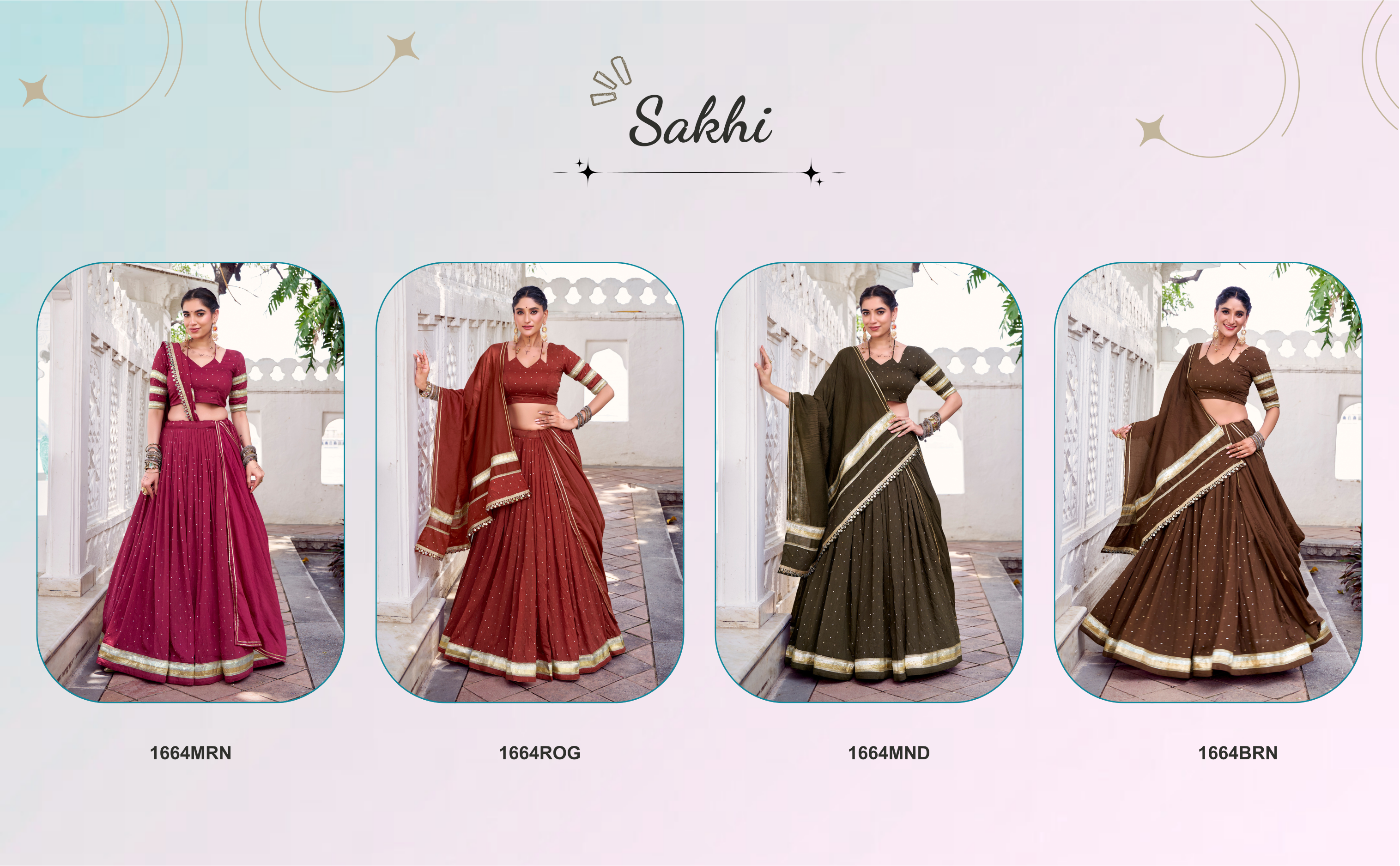 Elegant Pure Chanderi Lehenga Choli with Zari Border Detailing
