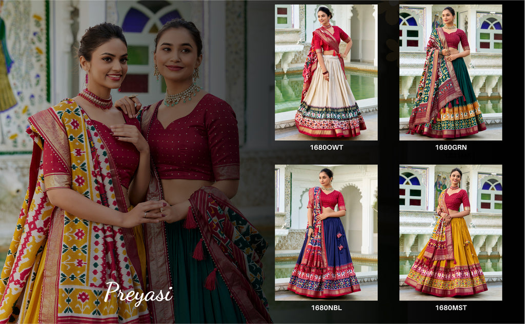 Traditional  Patola Print Navratri Chaniya Choli