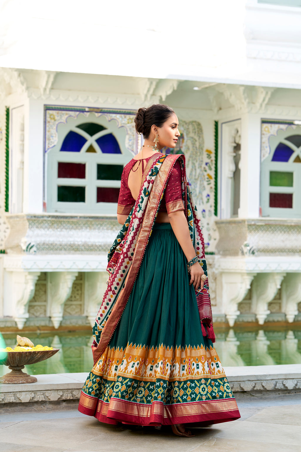 Traditional  Patola Print Navratri Chaniya Choli
