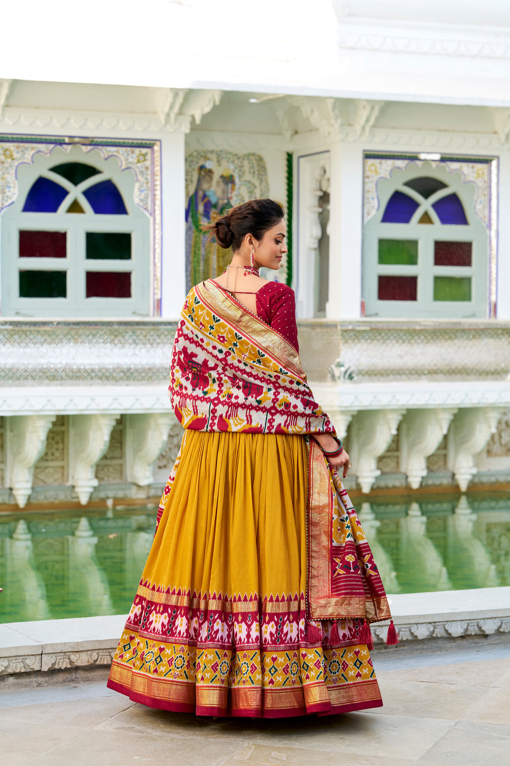 Traditional  Patola Print Navratri Chaniya Choli
