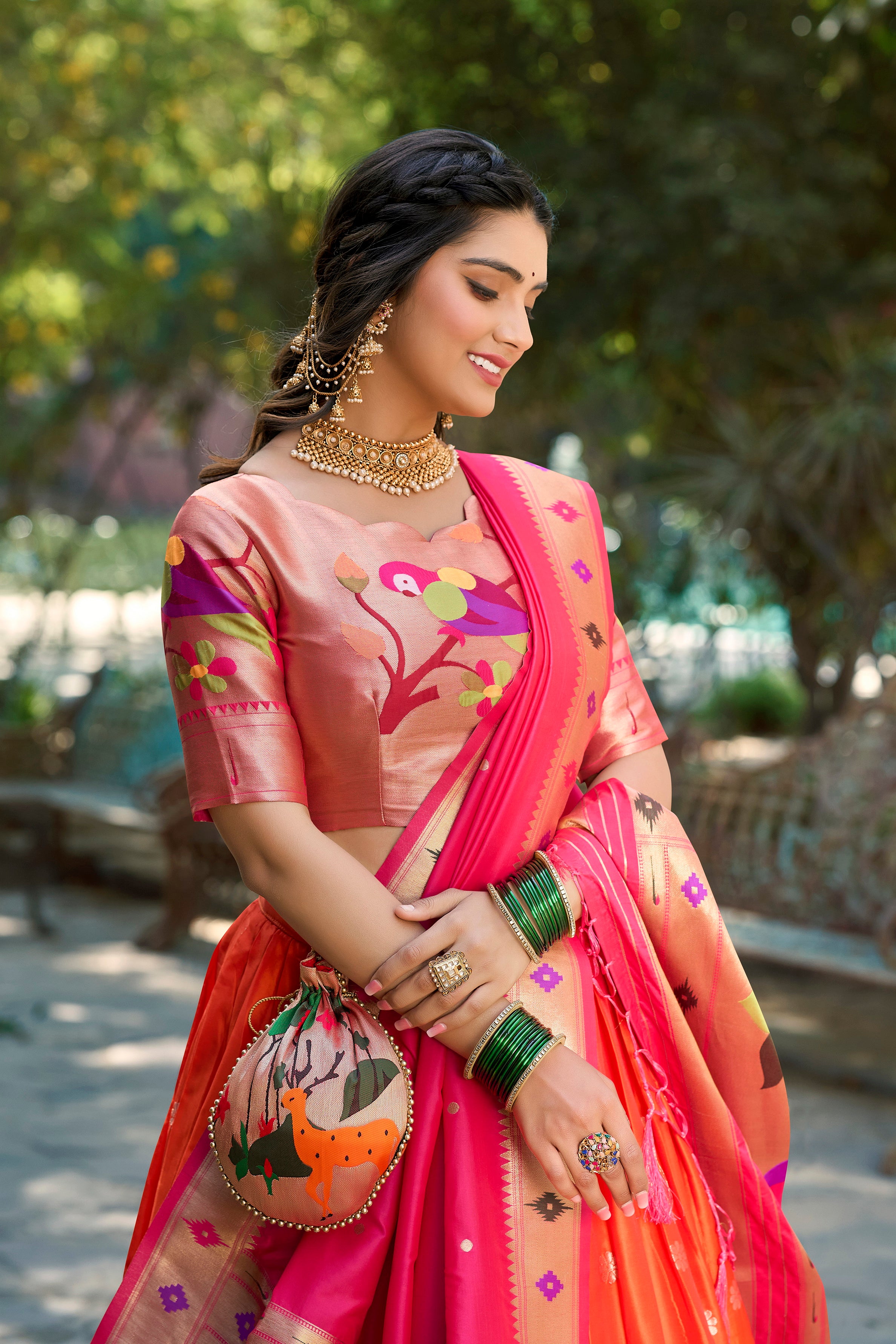 A Masterpiece Adorned with Woven Peacocks and Lotuses