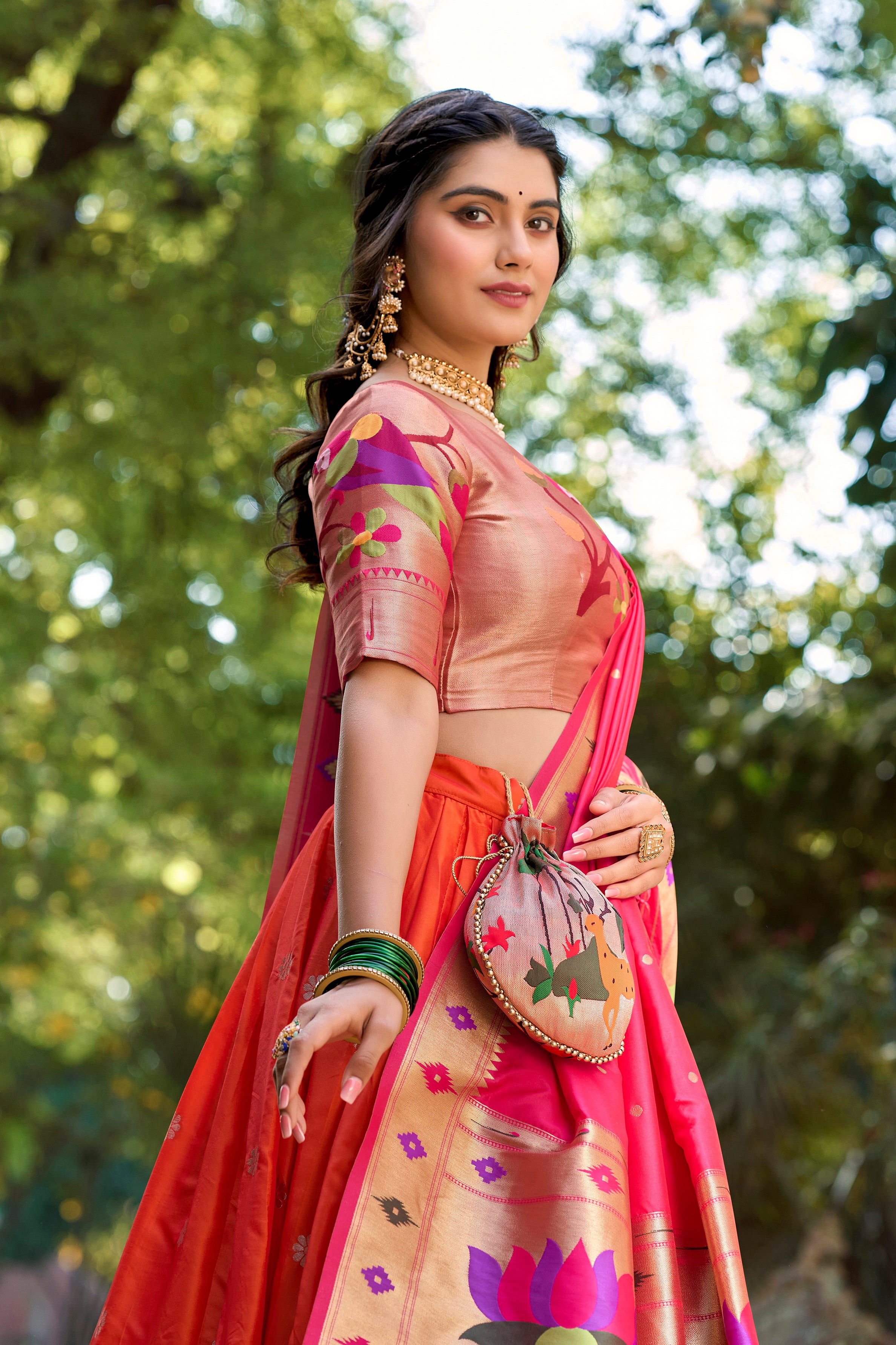 A Masterpiece Adorned with Woven Peacocks and Lotuses